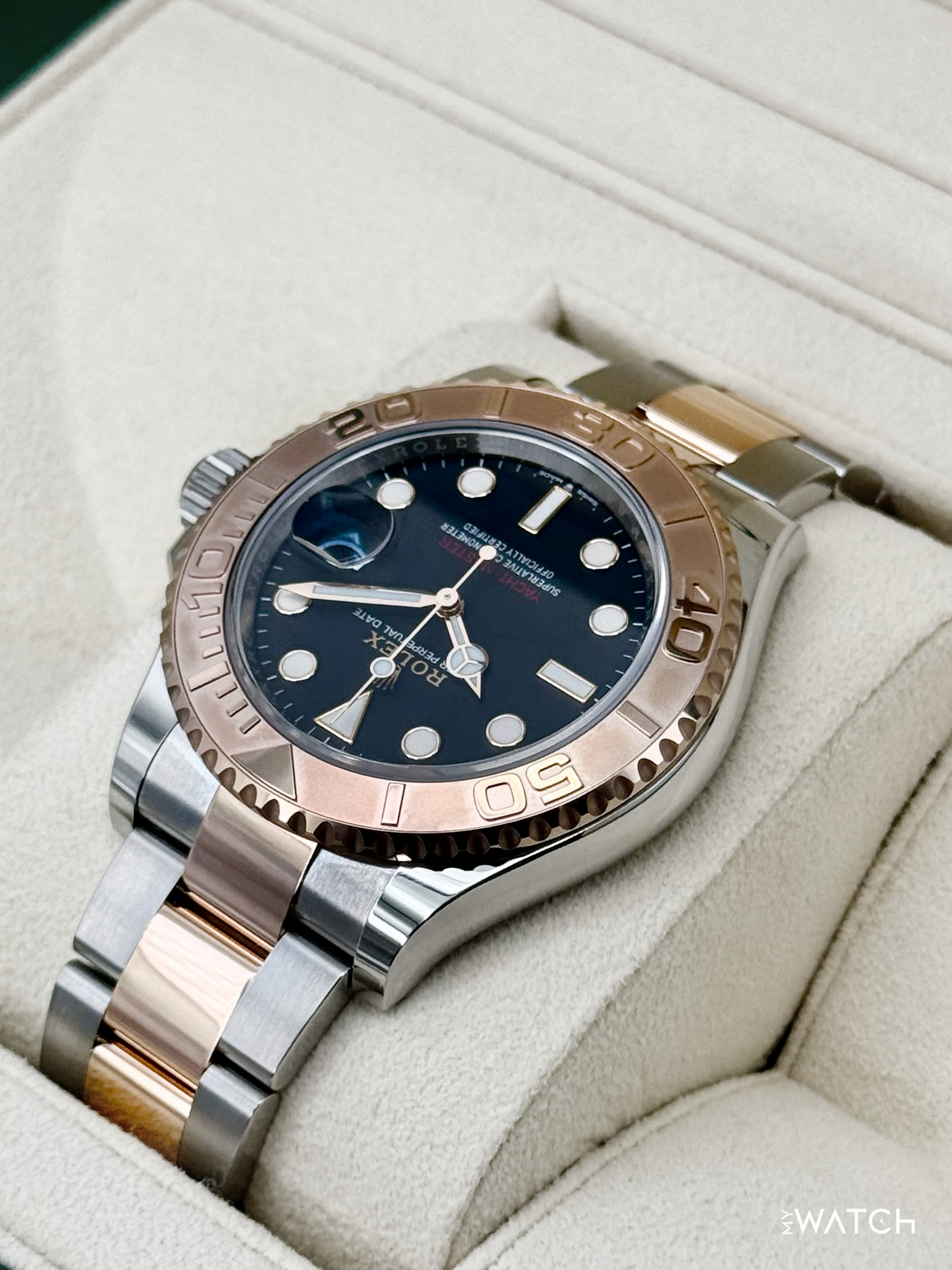 2021 Rolex Yacht-Master 40mm 126621 Two-Tone Black Dial - MyWatchLLC