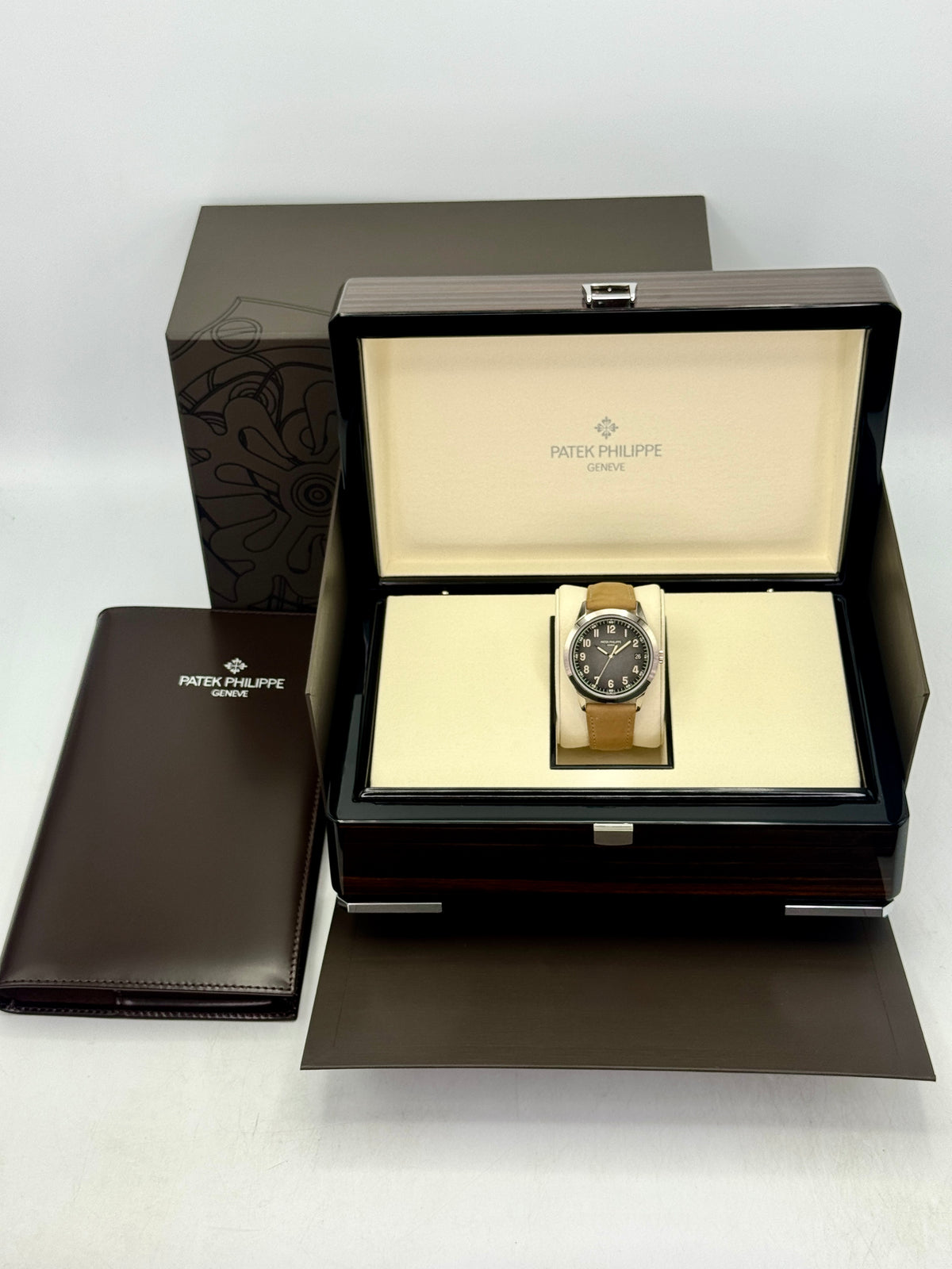 NEW 2026 Patek Philippe Calatrava 40mm 5226G White Gold Gray Dial - MyWatchLLC