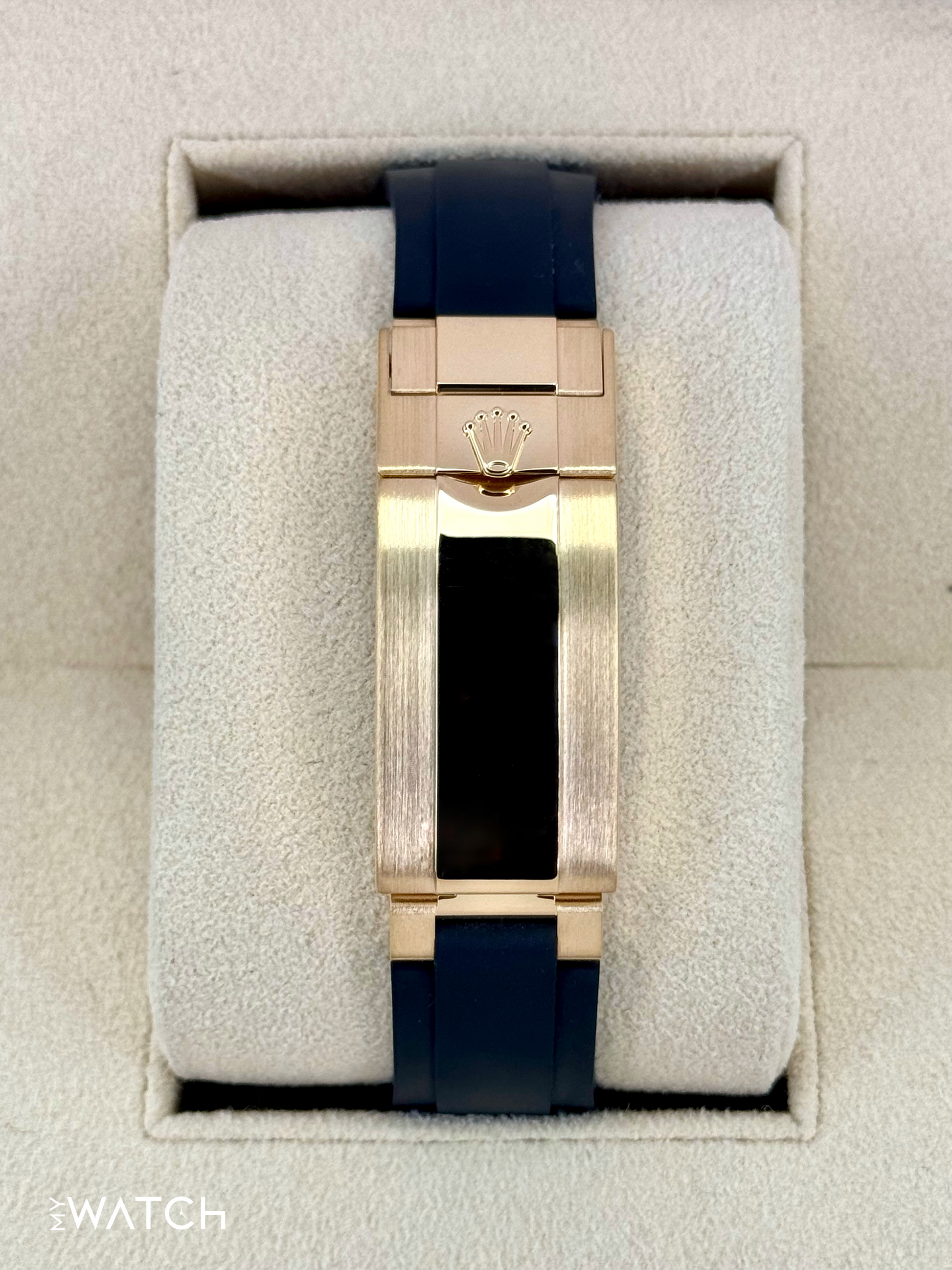 2024 Rolex Yacht-Master 42mm 226658 Gold Oysterflex Black Dial - MyWatchLLC