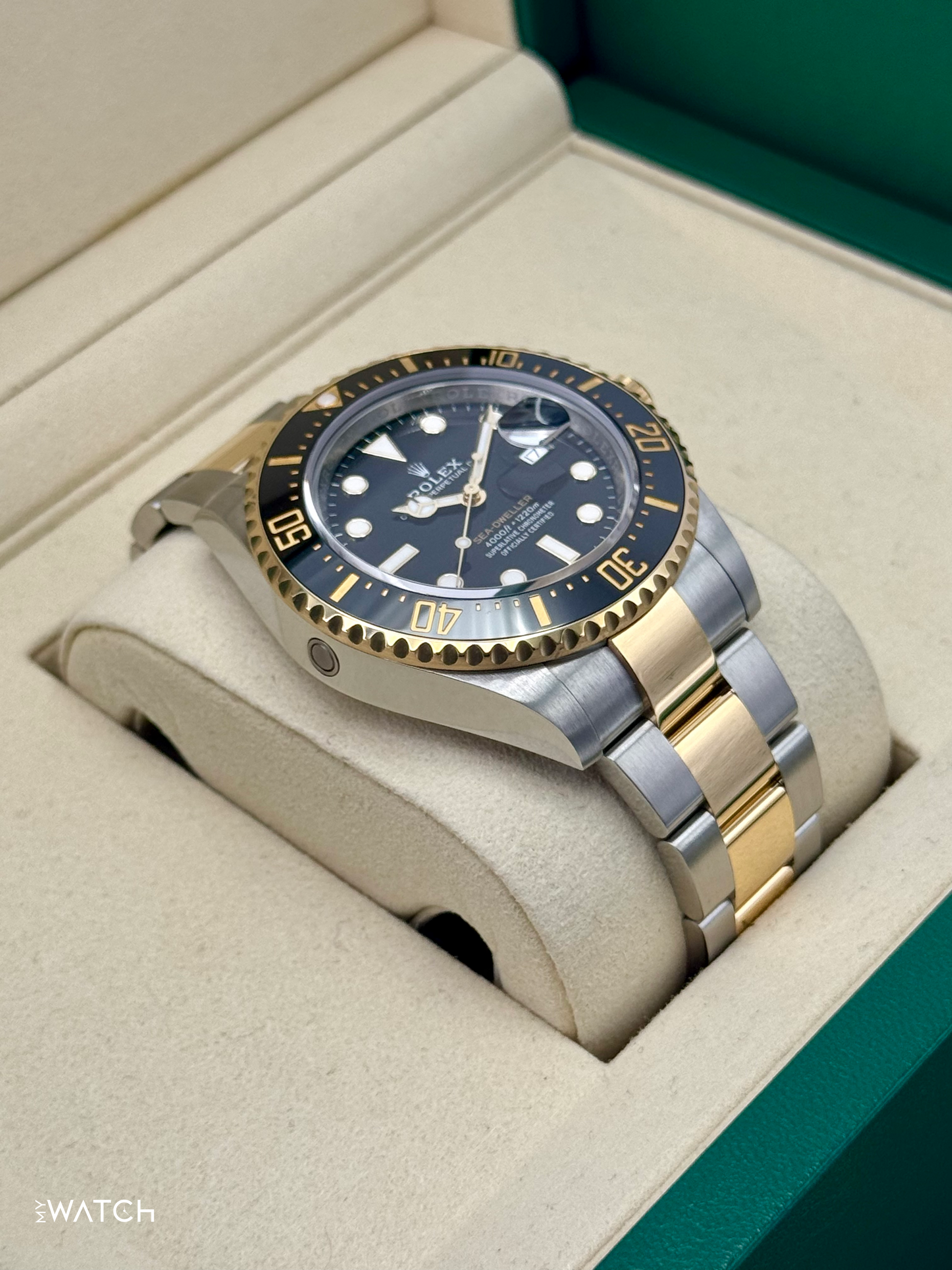 2025 Rolex Sea-Dweller 43mm 126603 Two-Tone Black Dial - MyWatchLLC