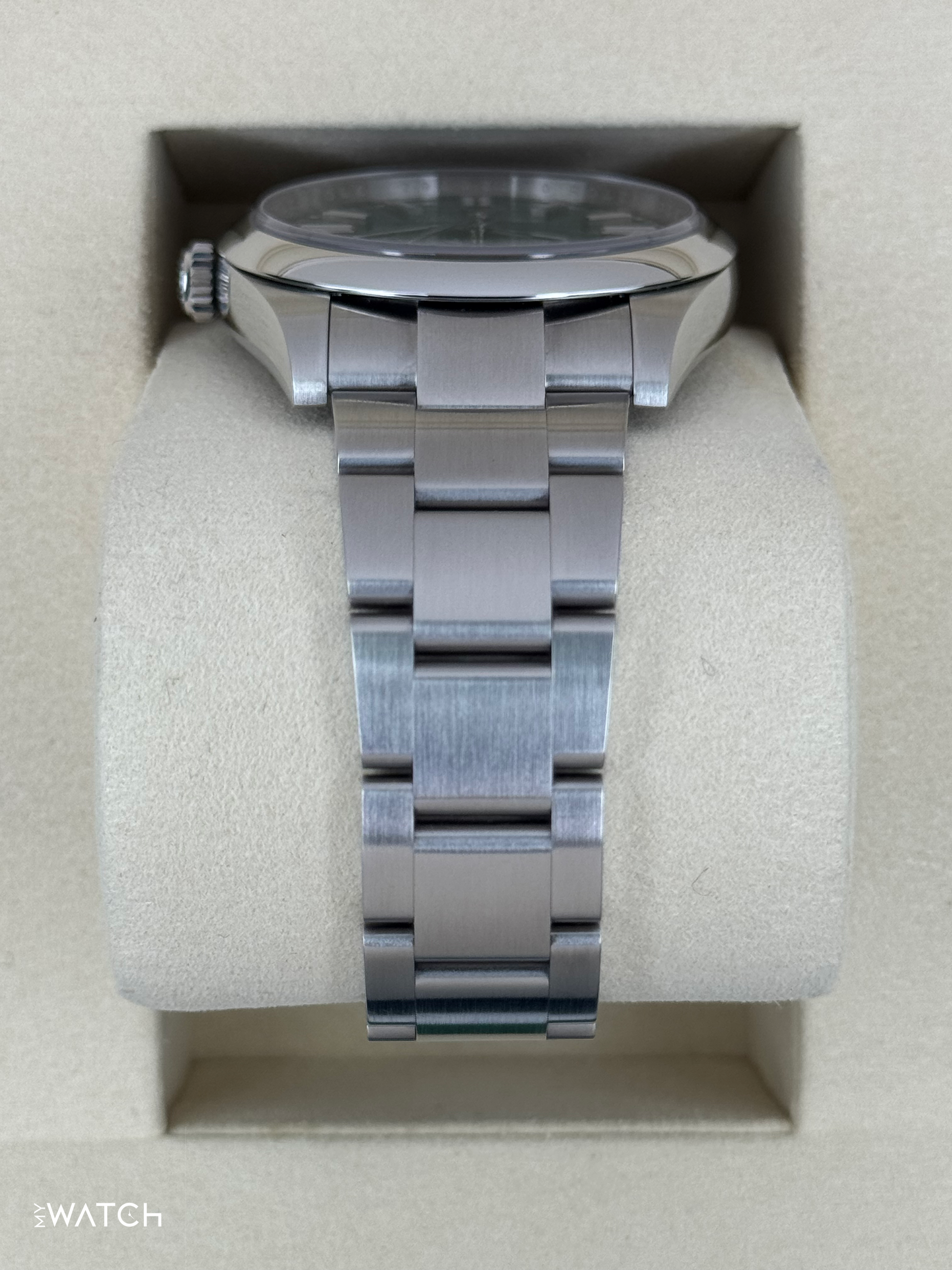 NEW 2025 Rolex Oyster Perpetual 41mm 124300 Green Dial - MyWatchLLC