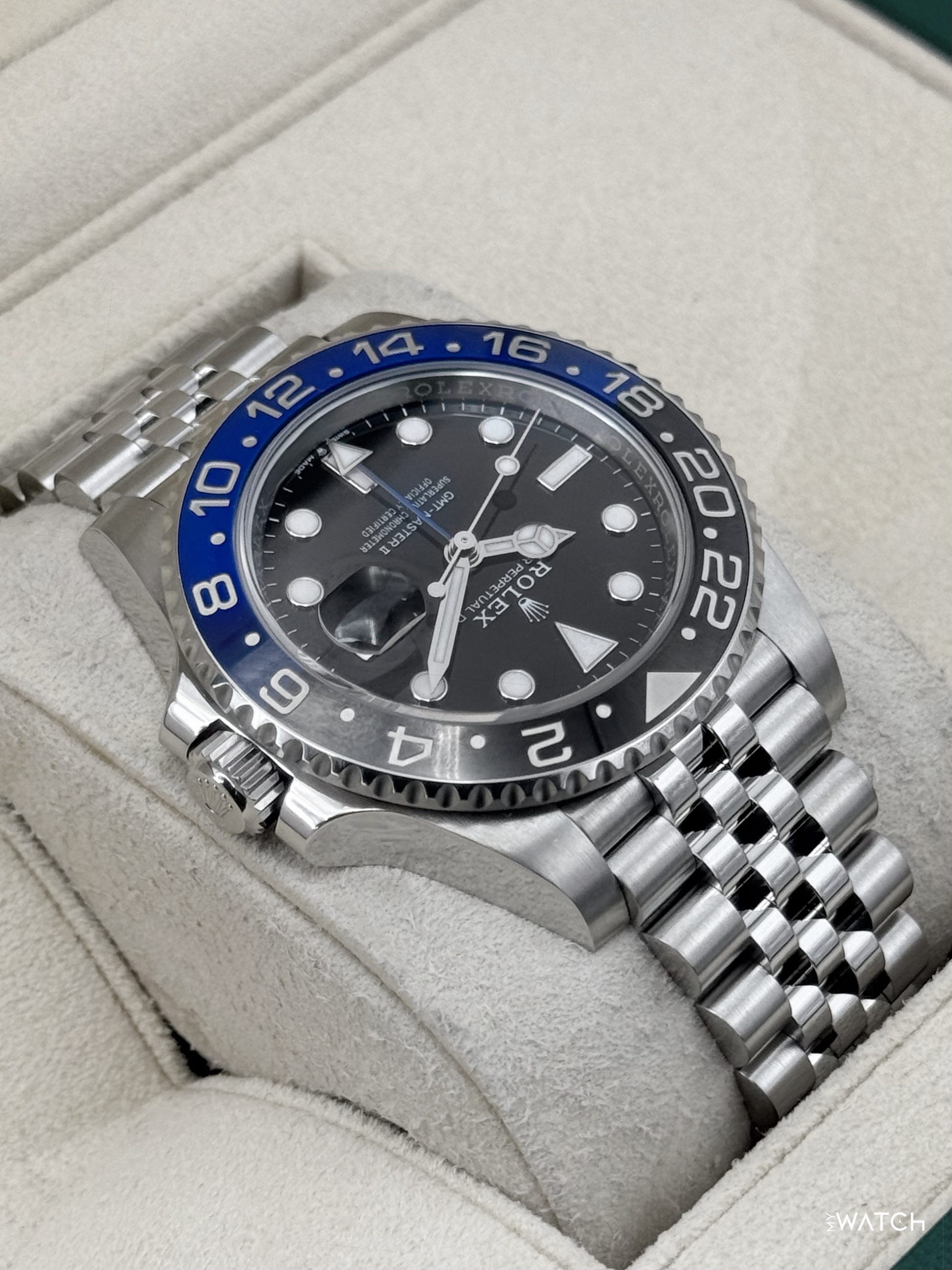 2024 Rolex GMT-Master II "Batgirl" 40mm 126710BLNR Jubilee - MyWatchLLC