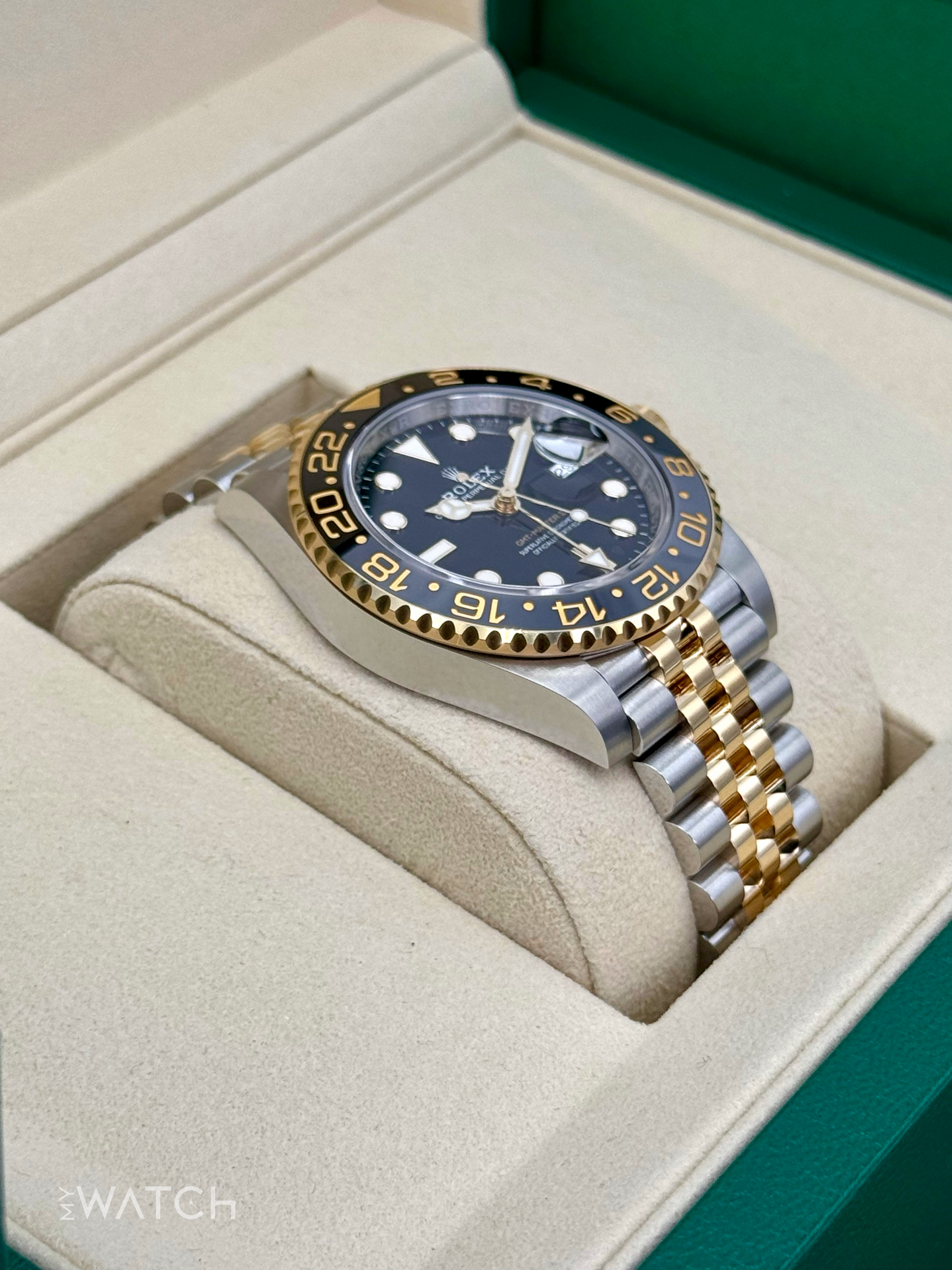 2025 Rolex GMT-Master II 40mm 126713GRNR Two-Tone Jubilee - MyWatchLLC