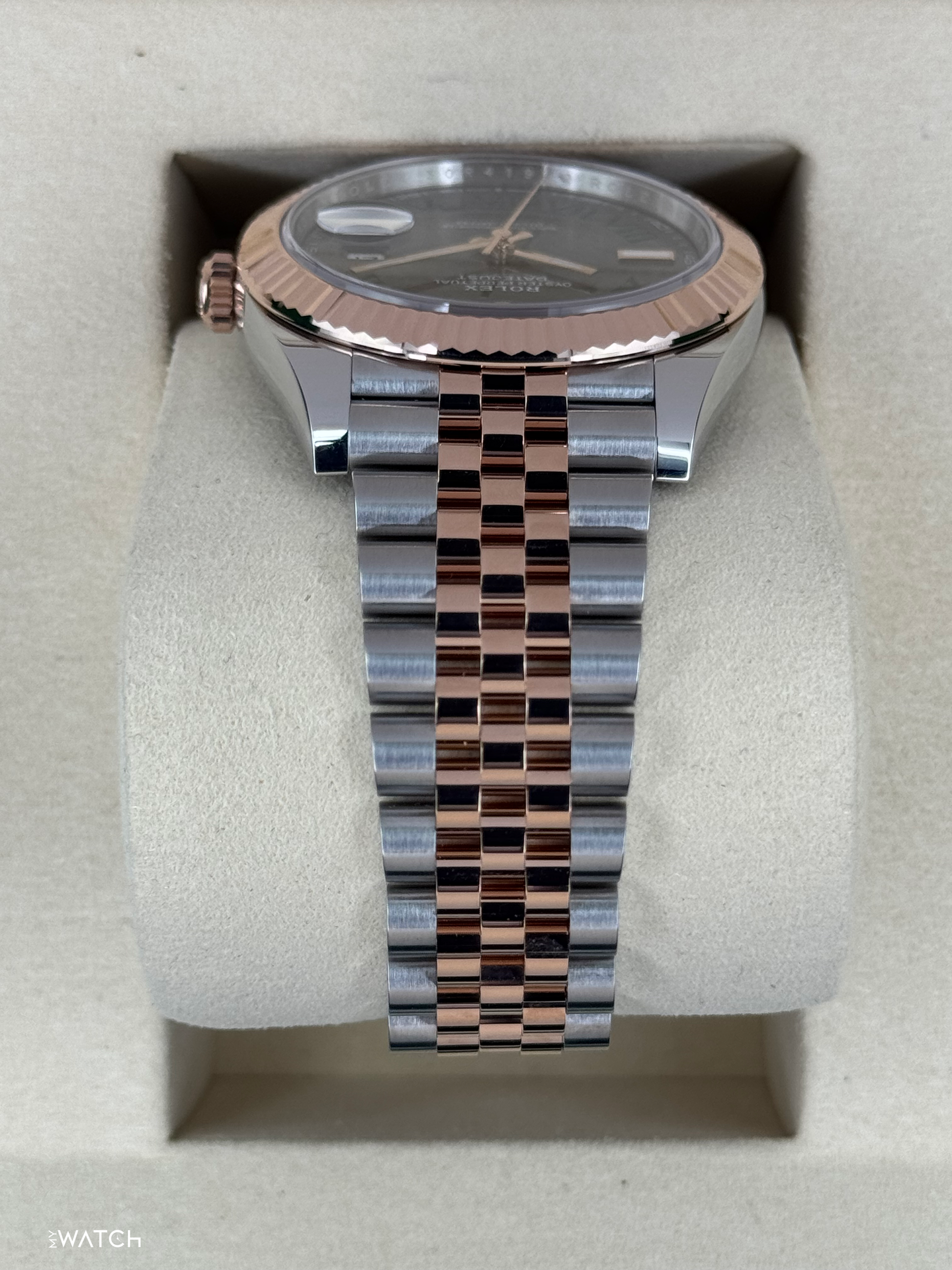 NEW 2025 Rolex Datejust 41mm 126331 Two-Tone Jubilee Wimbledon Dial (STICKERED) - MyWatchLLC