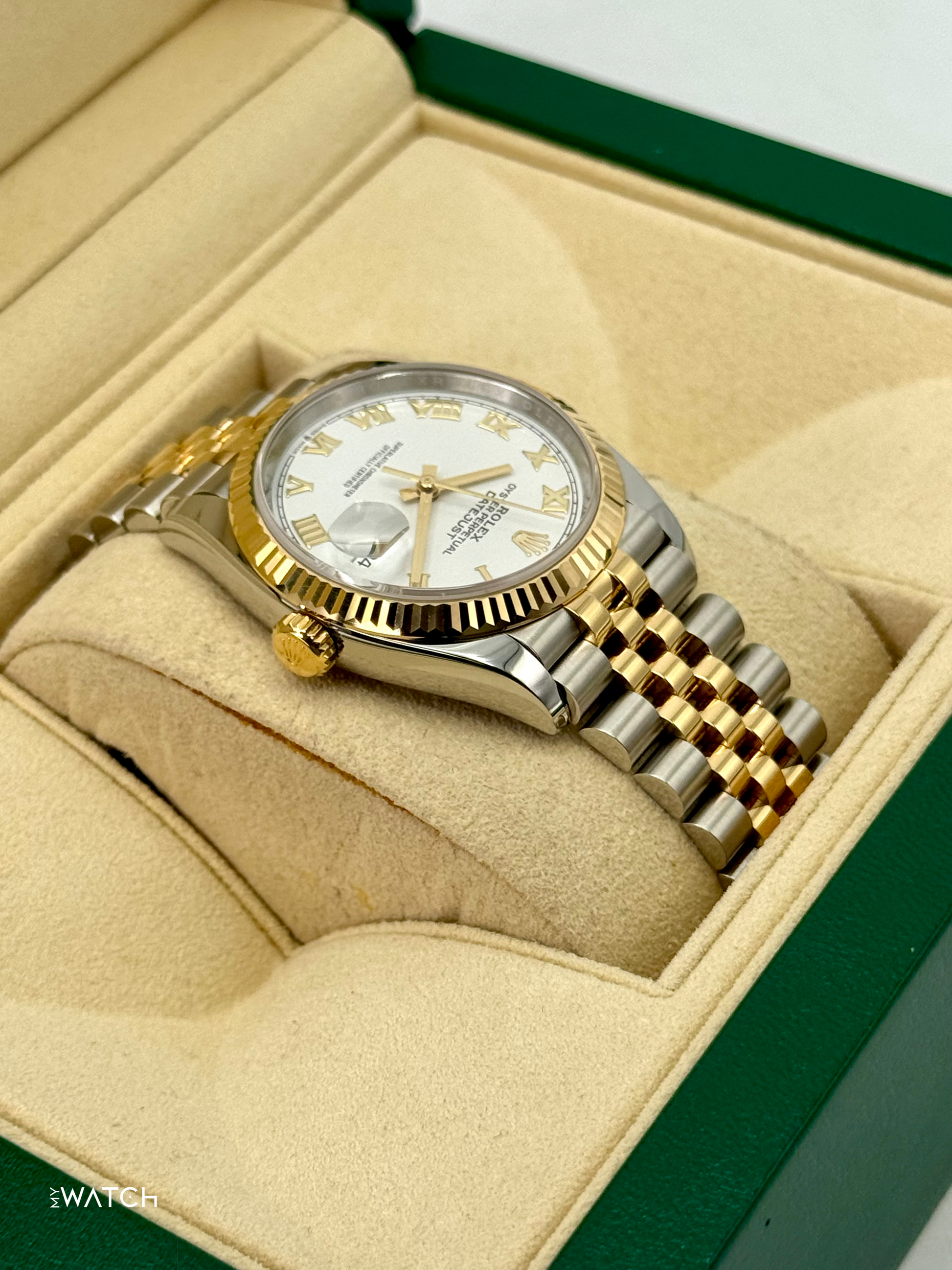 2018 Rolex Datejust 36mm 126233 Two-Tone Jubilee White Dial - MyWatchLLC