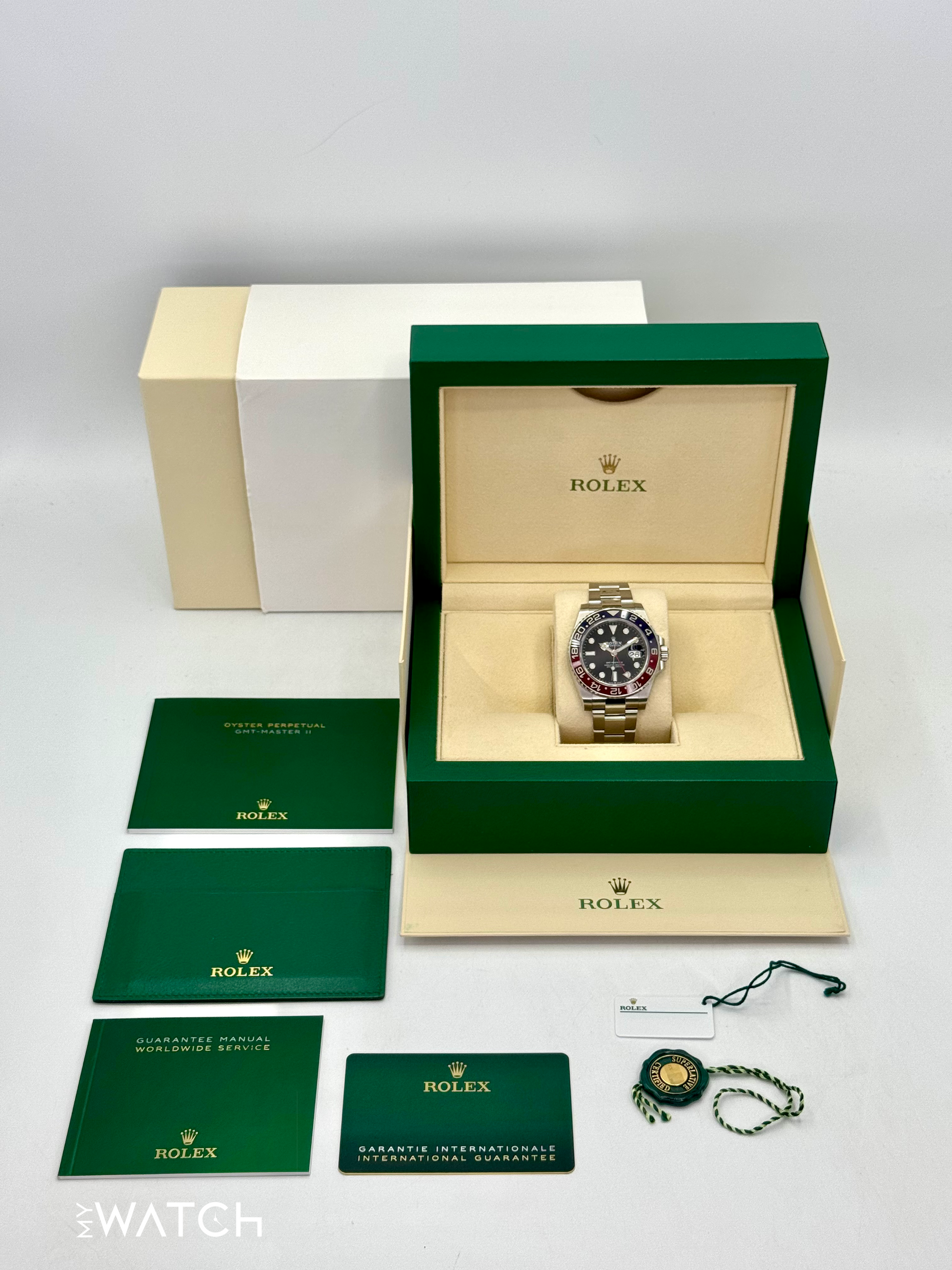 2021 Rolex GMT-Master II "Pepsi" 40mm 126710BLRO Oyster - MyWatchLLC