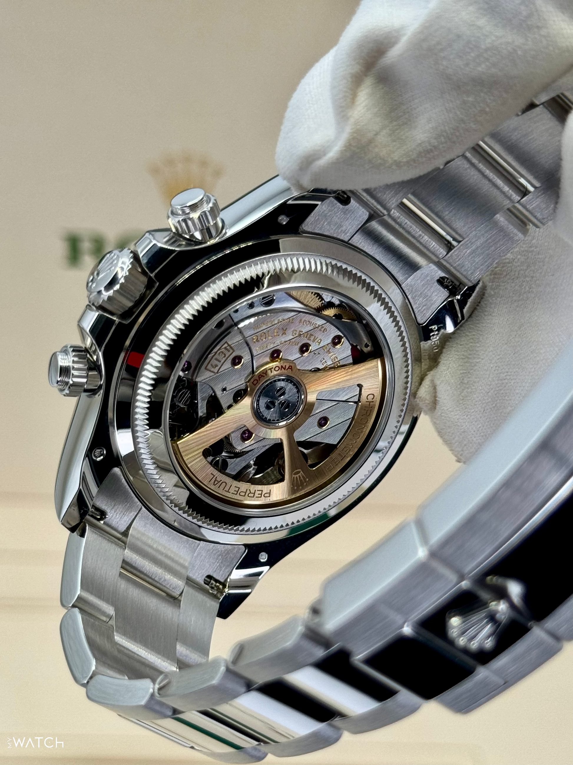 2024 Rolex Daytona 40mm 126576TBR Platinum Diamond Bezel Diamond Paved Dial - MyWatchLLC