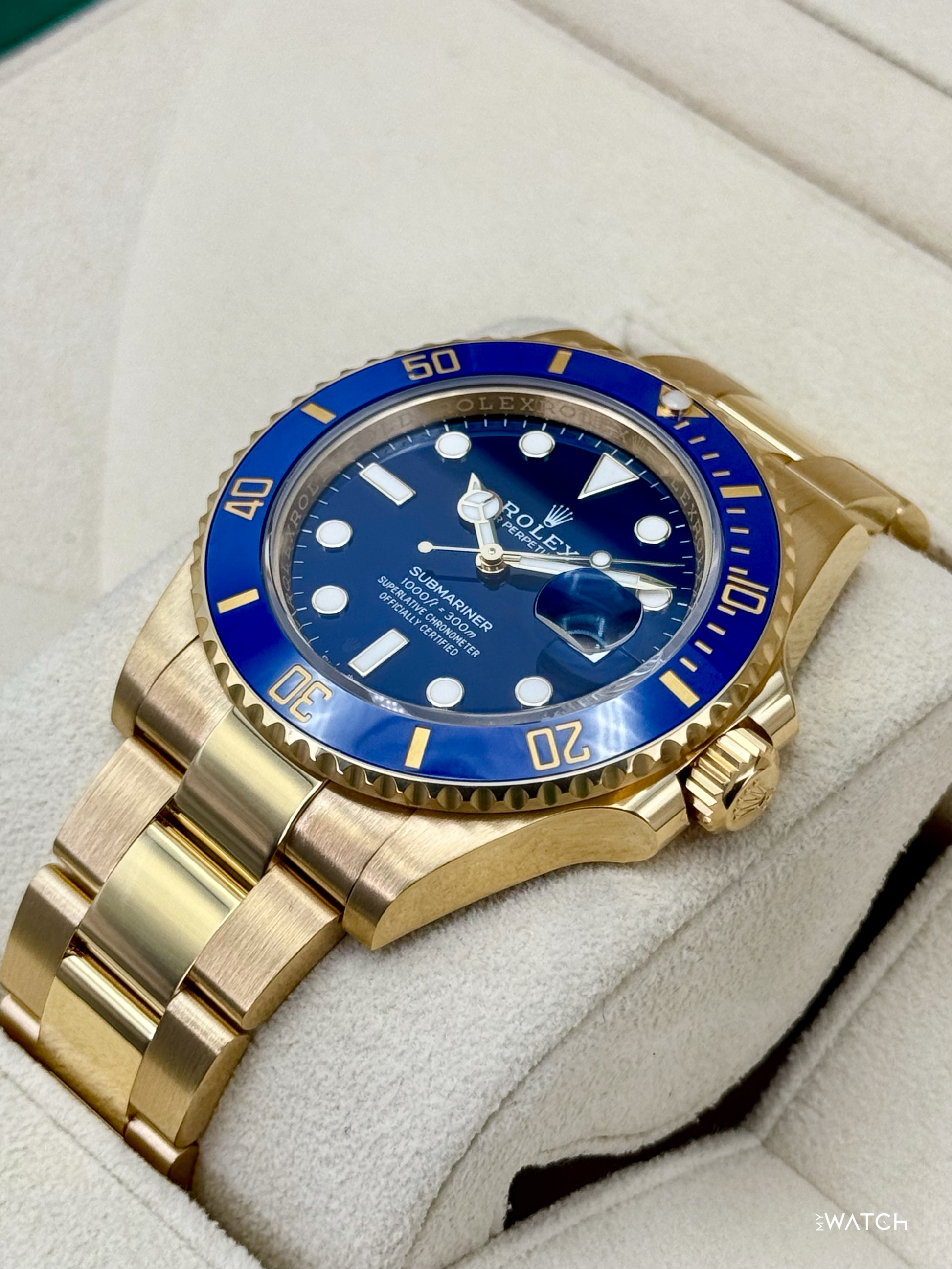2024 Rolex Submariner "Bluesy" 41mm 126618LB Yellow Gold Blue Dial - MyWatchLLC