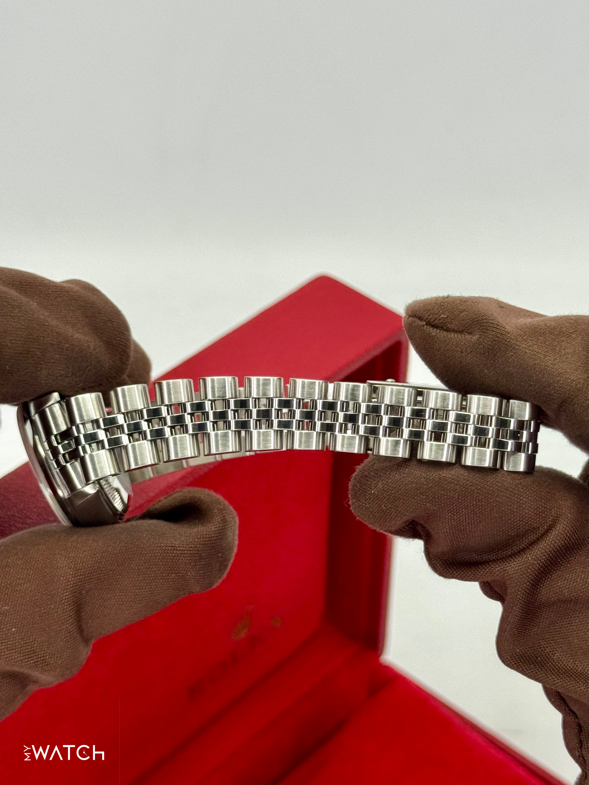 2002 Rolex Lady Datejust 26mm 79160 Stainless Steel Jubilee Silver Dial - MyWatchLLC