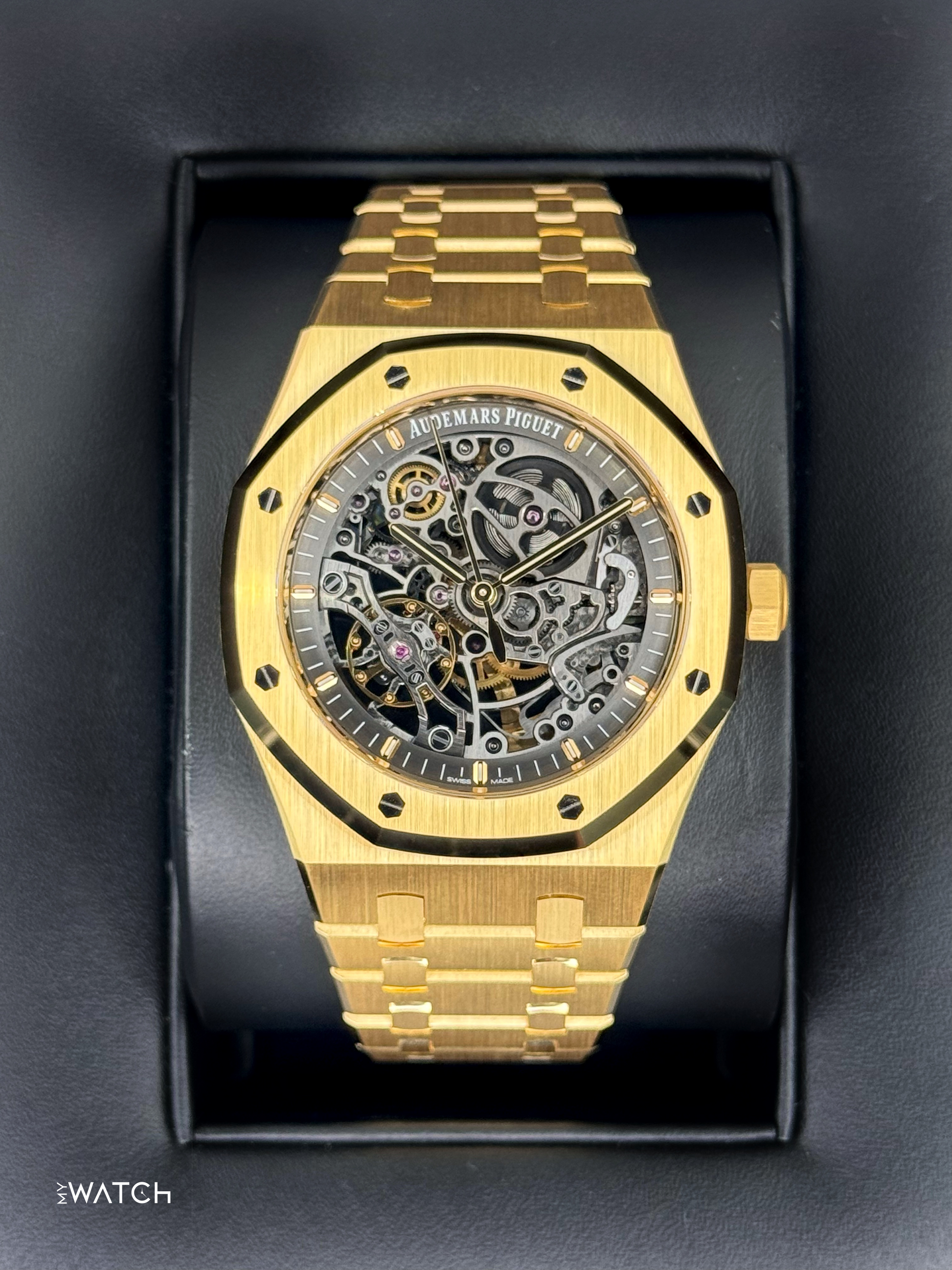 NEW 2025 Audemars Piguet Royal Oak 41mm 15407BA Double Balance Wheel Openworked - MyWatchLLC
