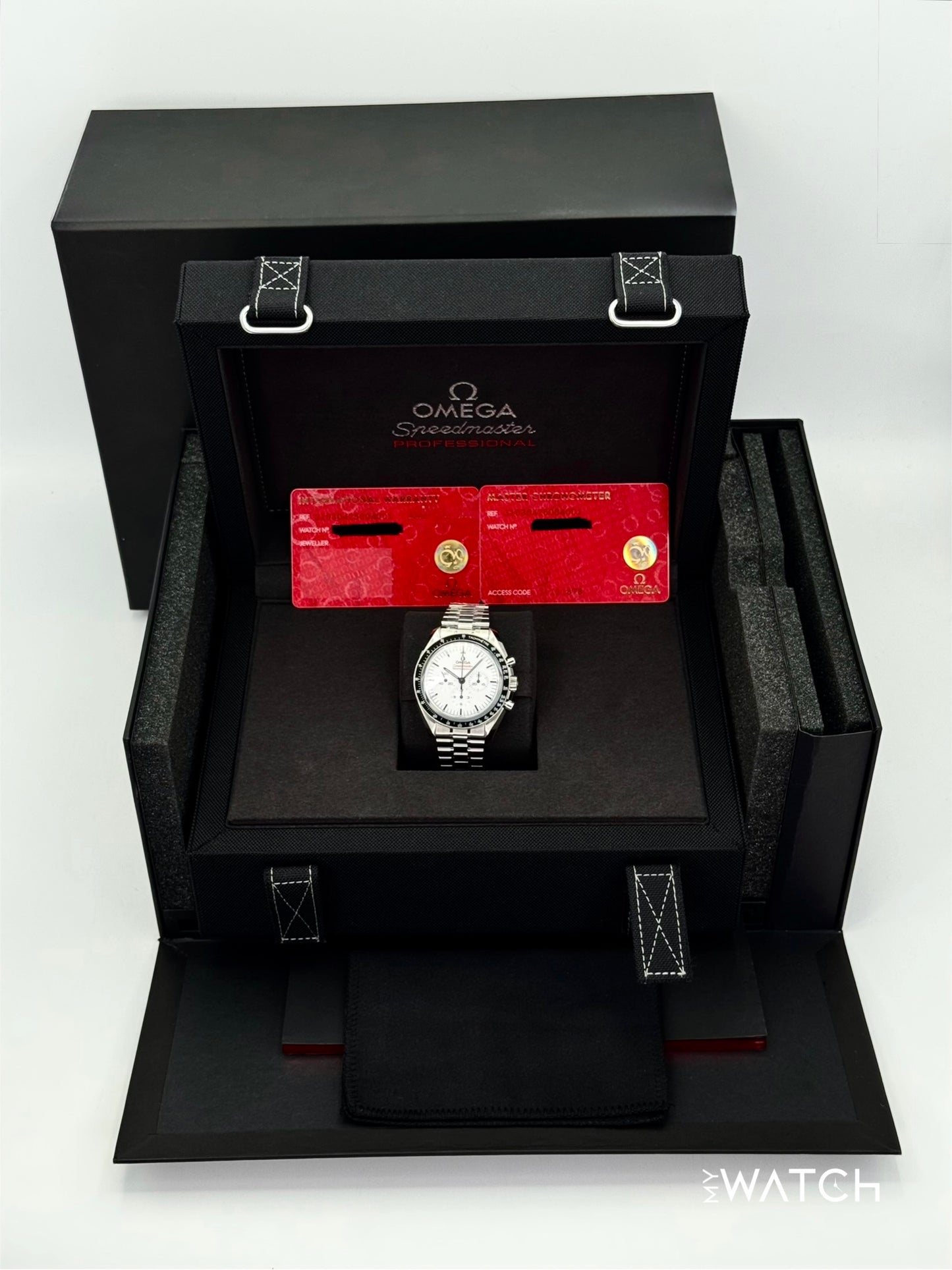 NEW 2025 Omega Speedmaster Moonwatch Pro 310.30.42.50.04.001 42mm White Dial