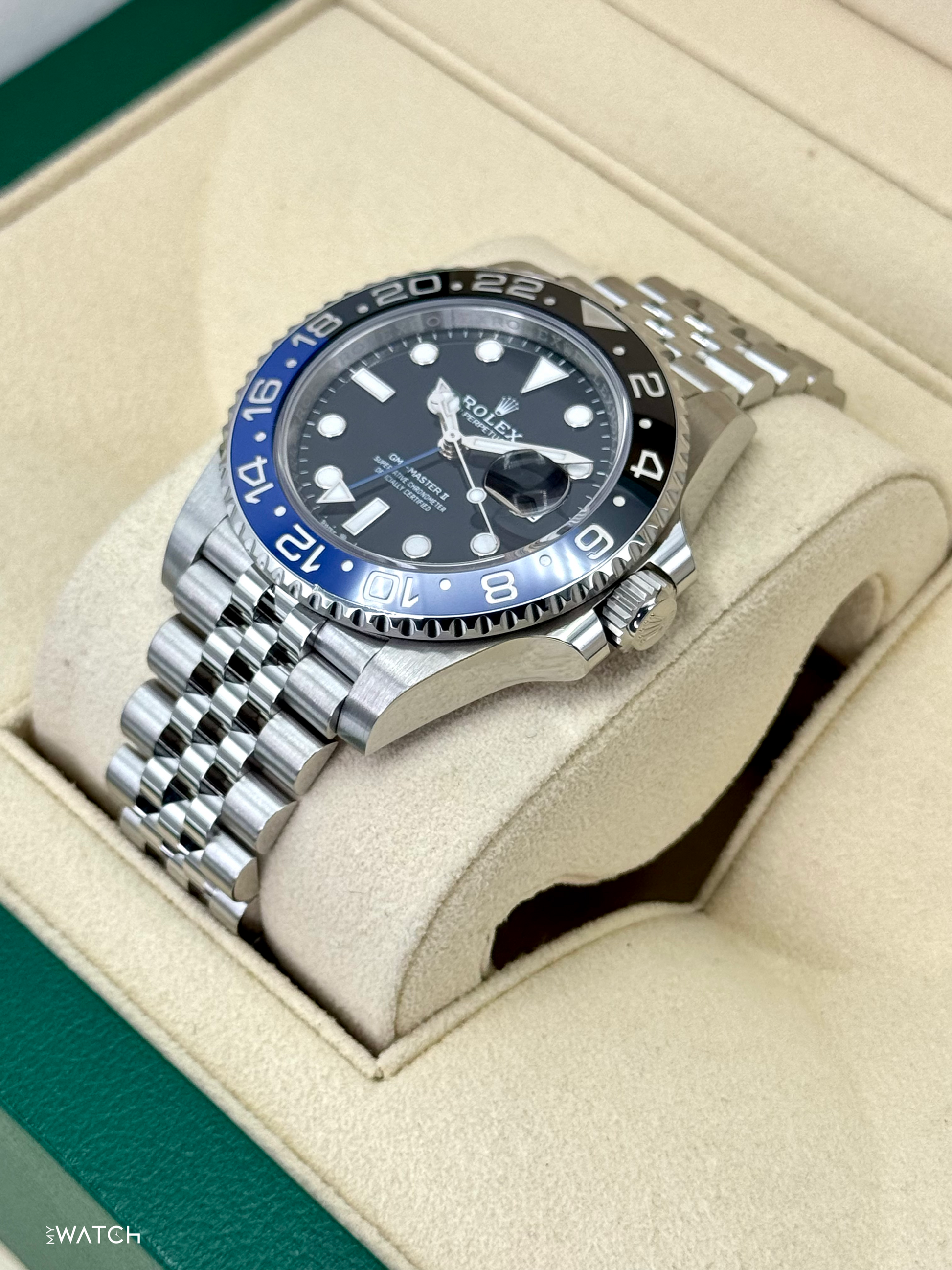 2025 Rolex GMT-Master II "Batgirl" 40mm 126710BLNR Jubilee - MyWatchLLC