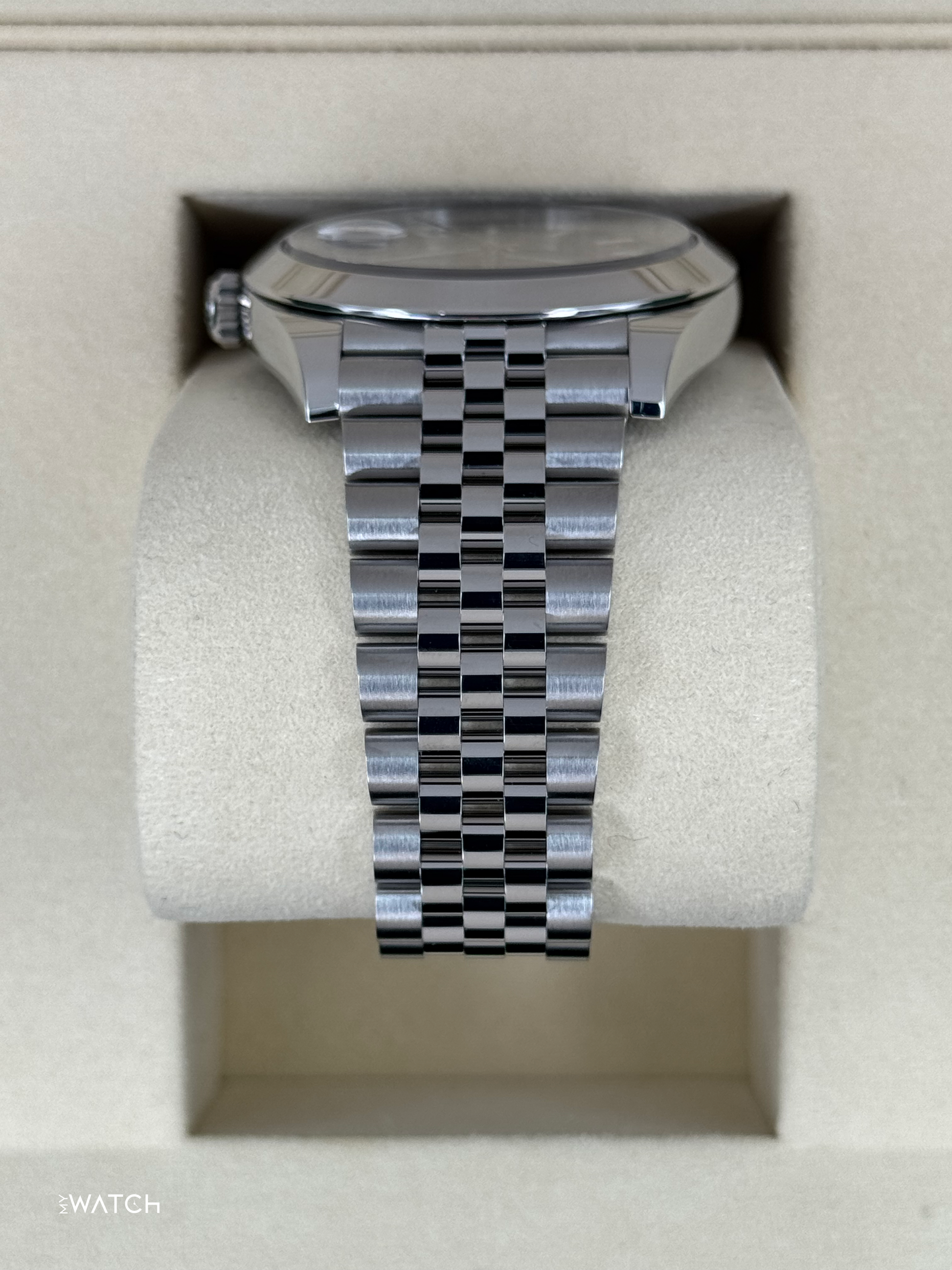 NEW 2025 Rolex Datejust 41mm 126300 Stainless Steel Jubilee Black Dial - MyWatchLLC