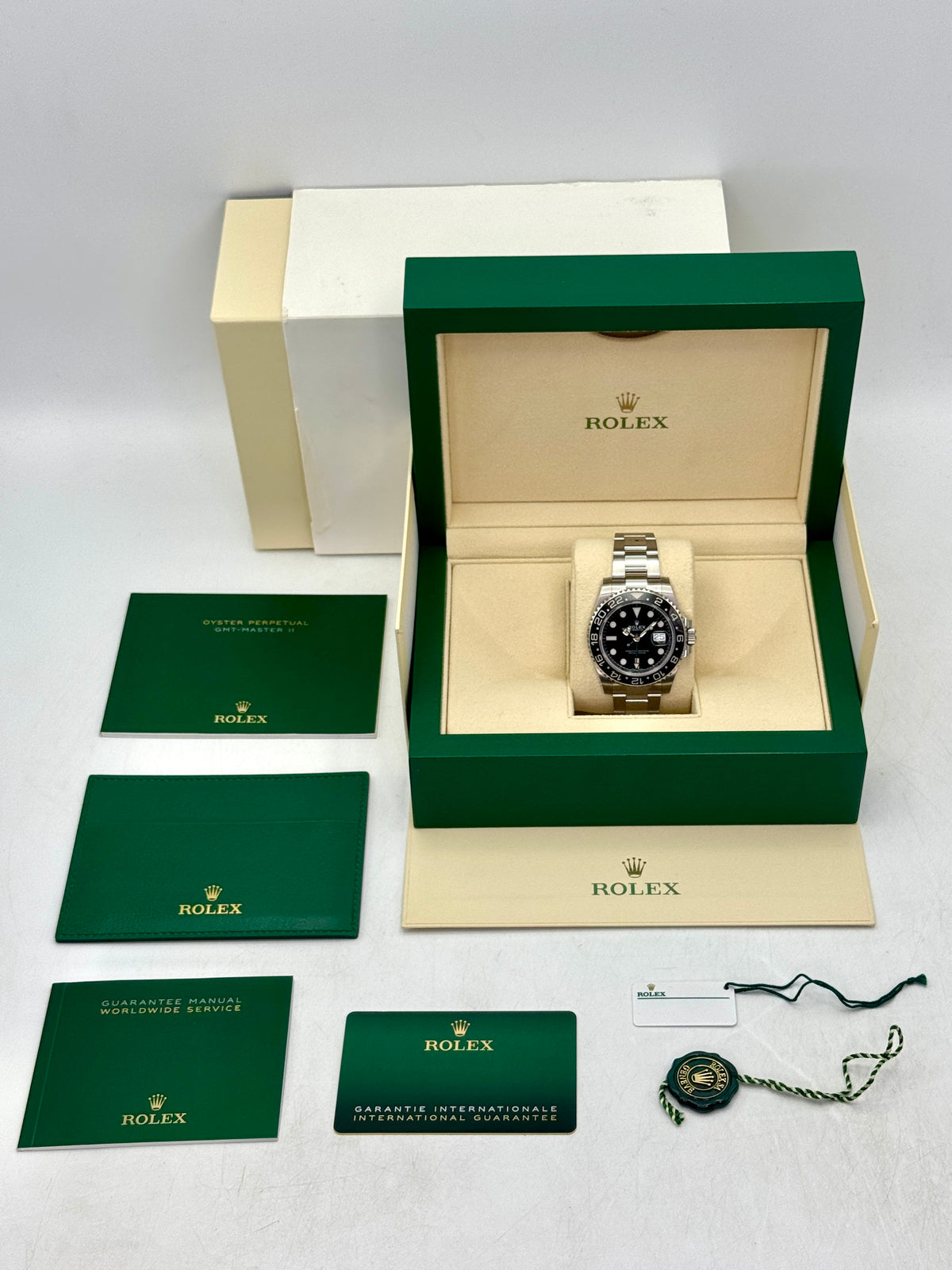 2022 Rolex GMT-Master II 40mm 116710LN Stainless Steel Black Dial