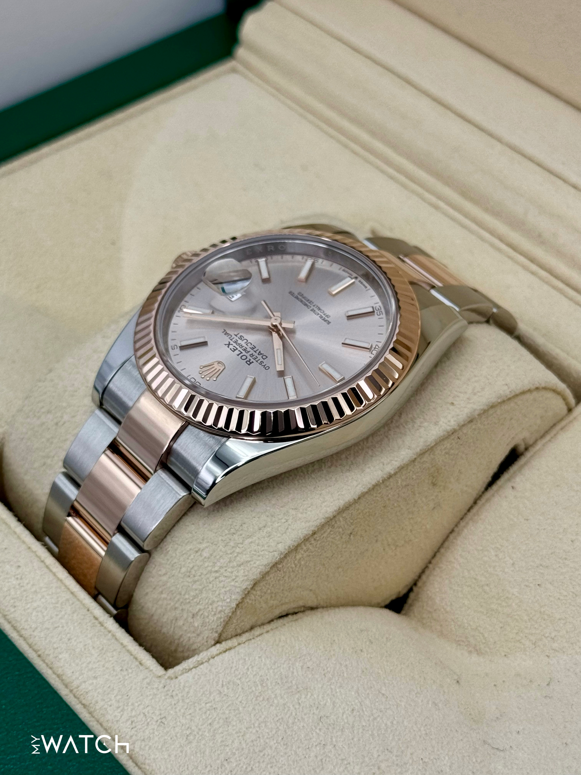 2023 Rolex Datejust 41mm 126331 Two-Tone Oyster Sundust Dial - MyWatchLLC
