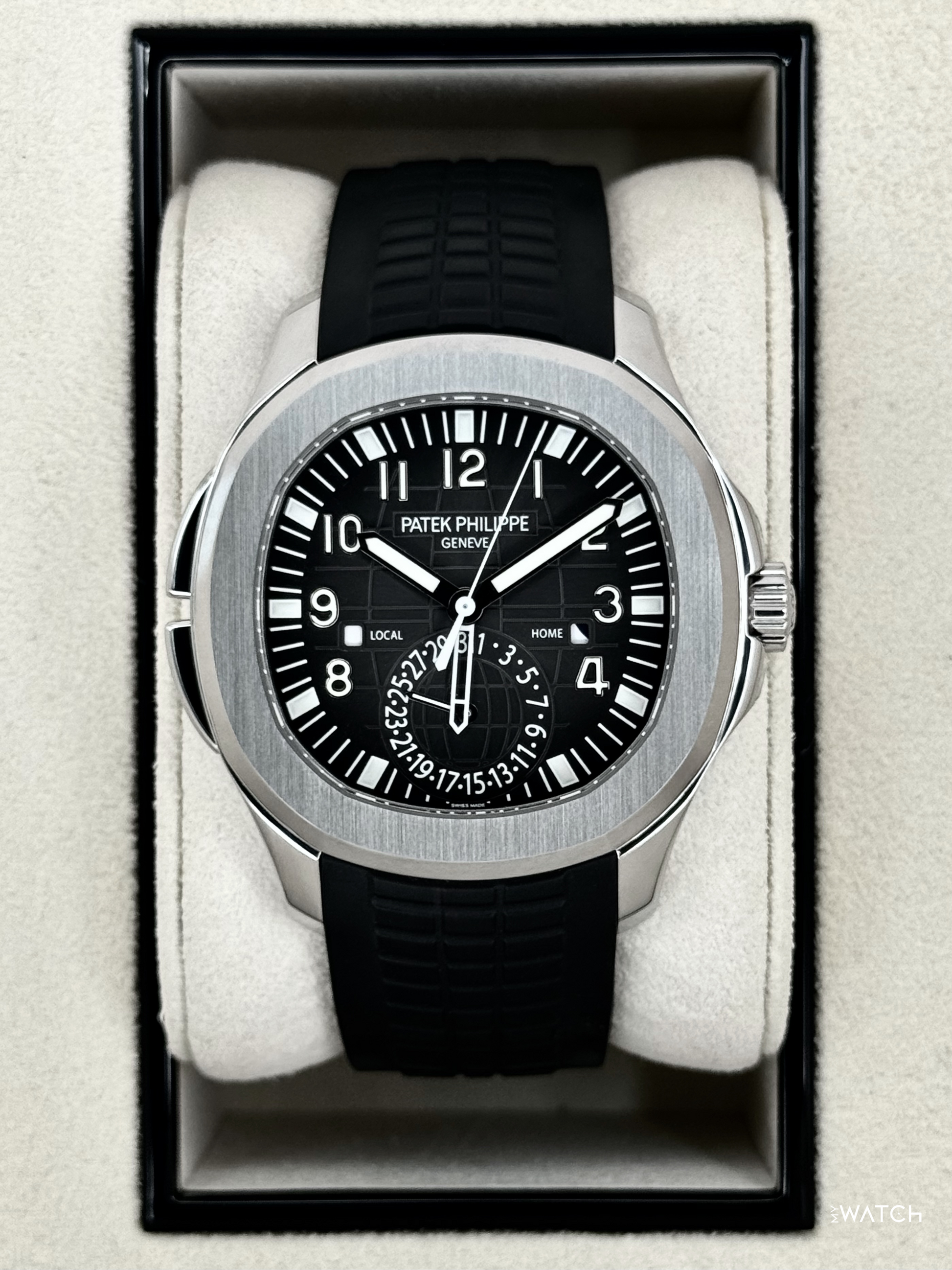 2016 Patek Philippe Aquanaut 5164A-001 Stainless Steel Gray Dial - MyWatchLLC