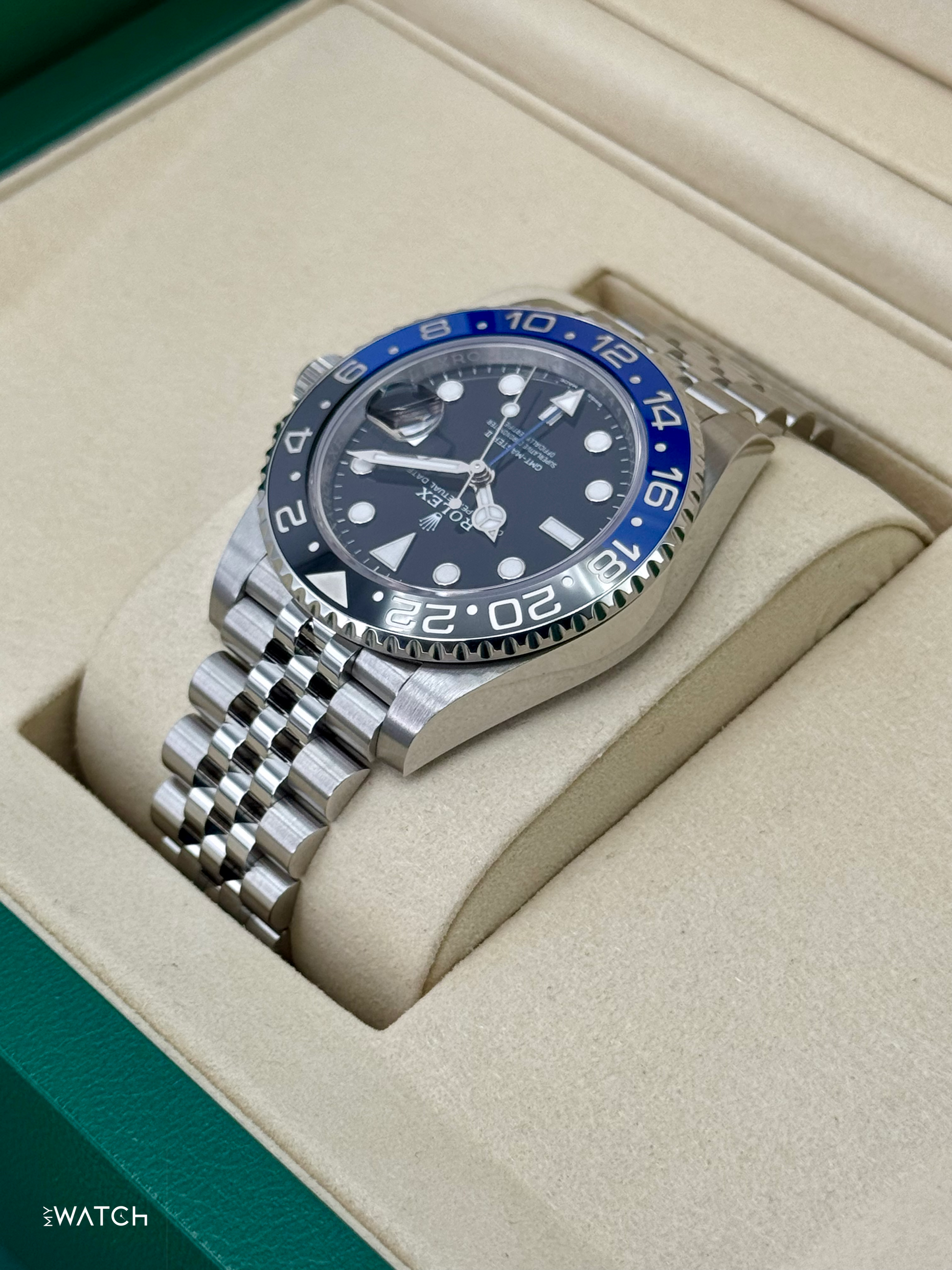 2025 Rolex GMT-Master II "Batgirl" 40mm 126710BLNR Jubilee - MyWatchLLC