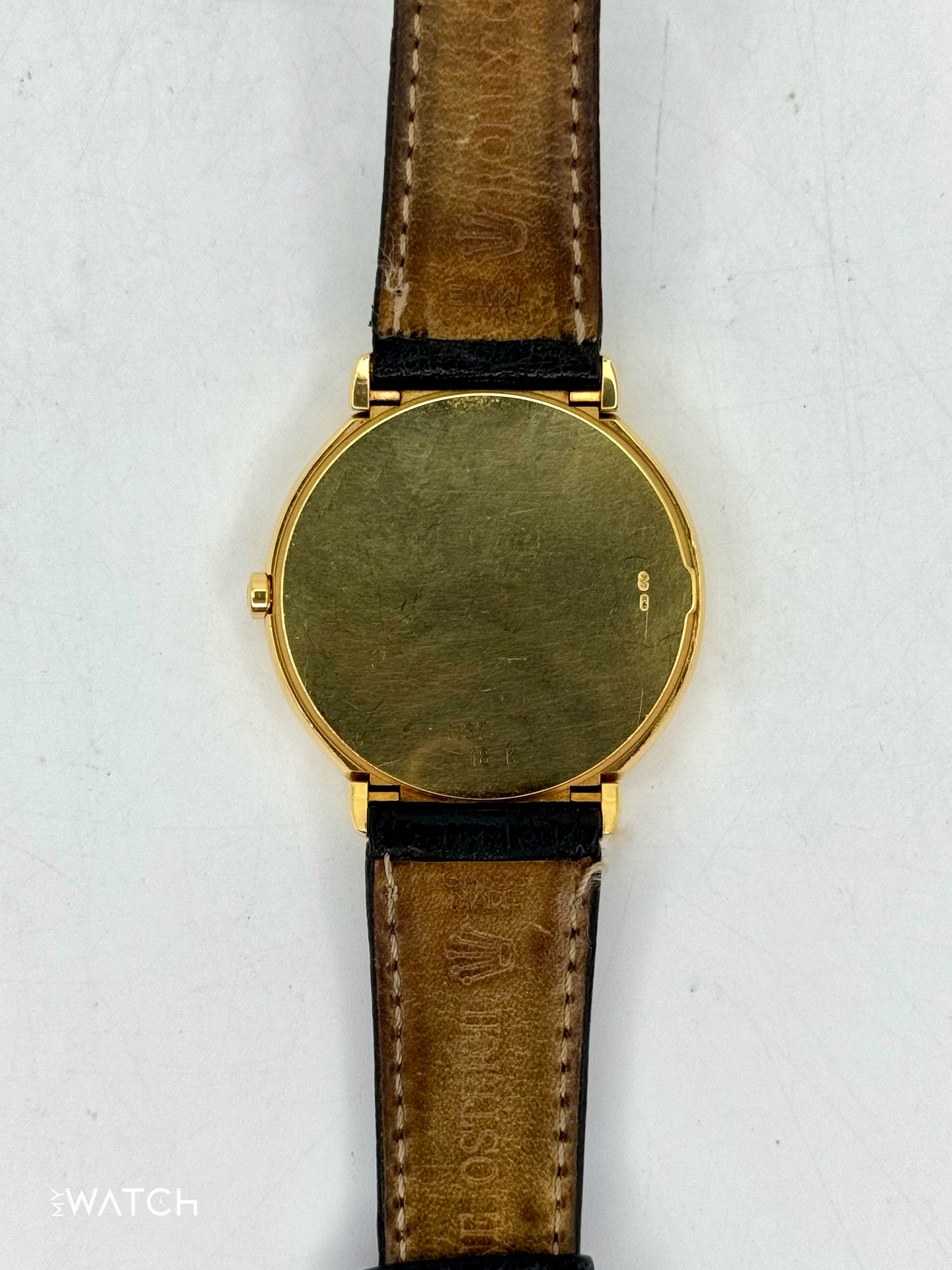 2006 Rolex Cellini 37mm 6623/8 18kt Yellow Gold Mother of Pearl Dial