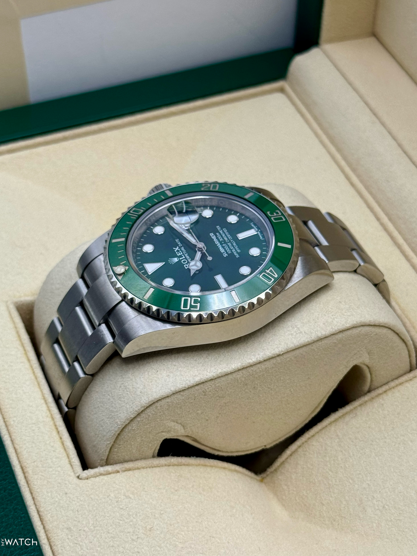 2019 Rolex Submariner “Hulk” 40mm 116610LV Green Dial - MyWatchLLC