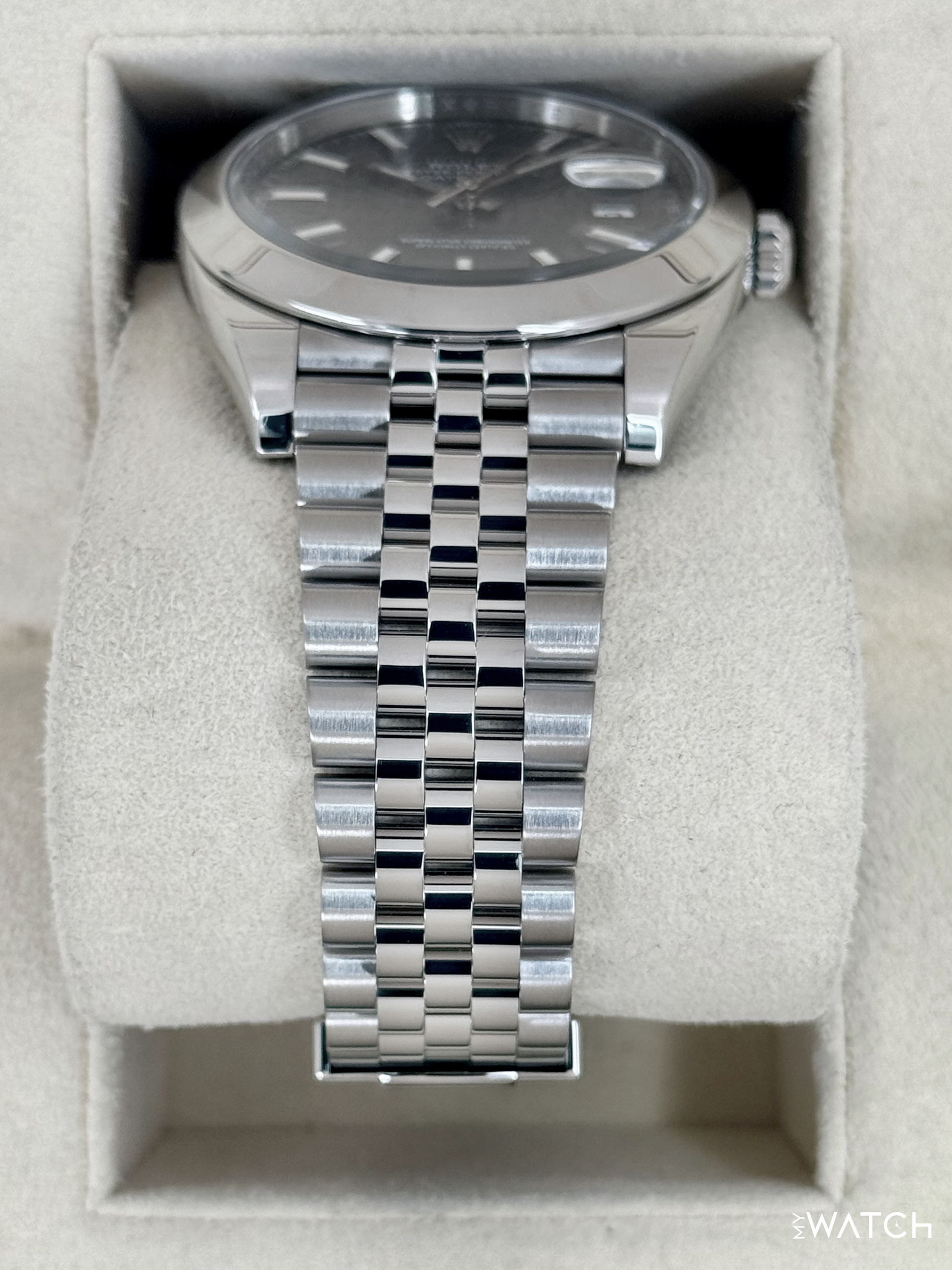 2023 Rolex Datejust 41mm 126300 Stainless Steel Jubilee Rhodium Dial - MyWatchLLC