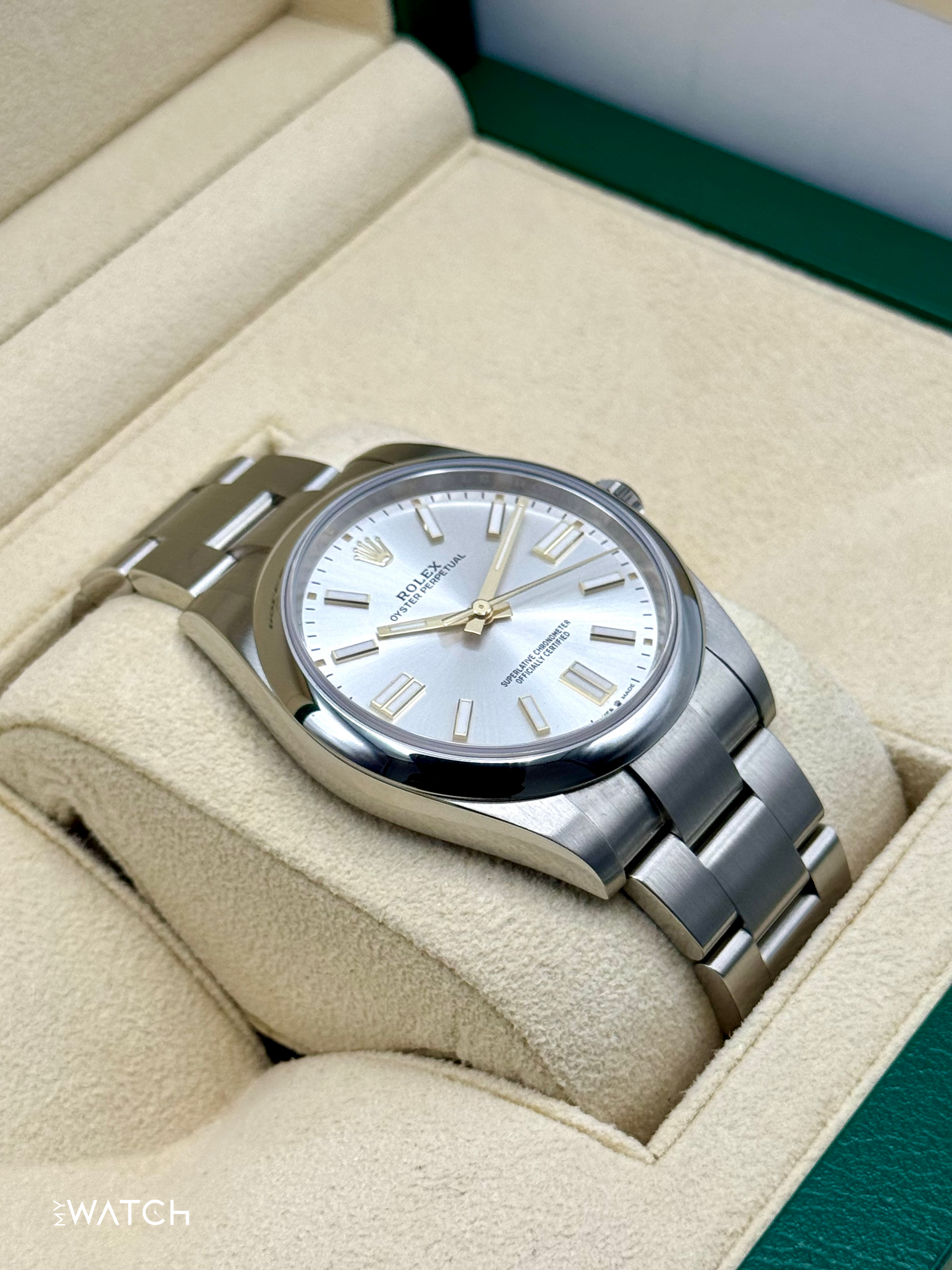 NEW 2025 Rolex Oyster Perpetual 41mm 124300 Silver Dial - MyWatchLLC