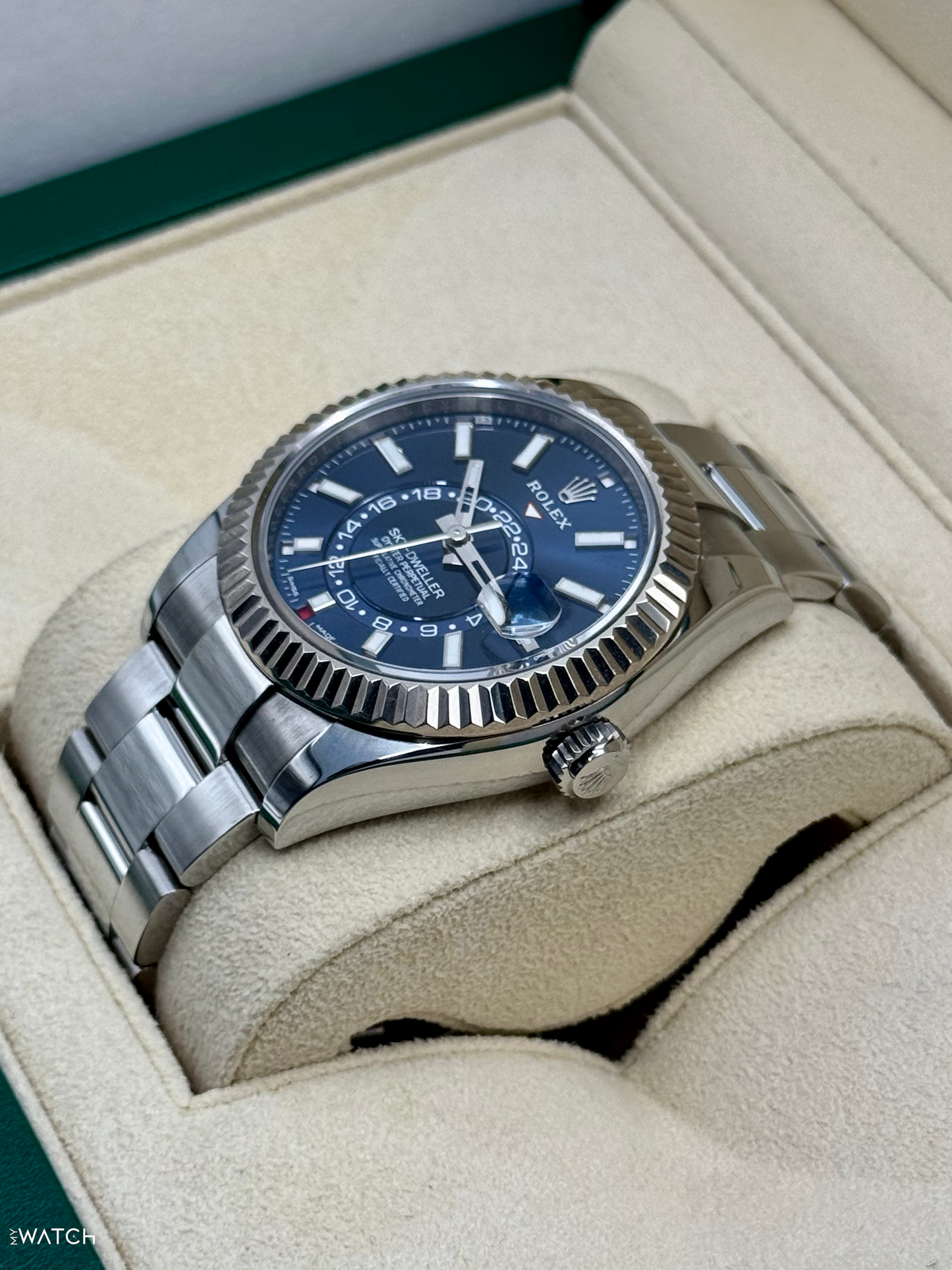 2023 Rolex Sky-Dweller 42mm 326934 Oyster Blue Dial - MyWatchLLC