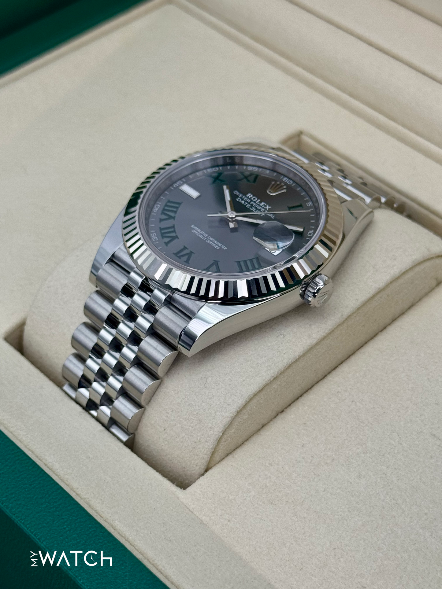 NEW 2025 Rolex Datejust 41mm 126334 Jubilee Wimbledon Dial