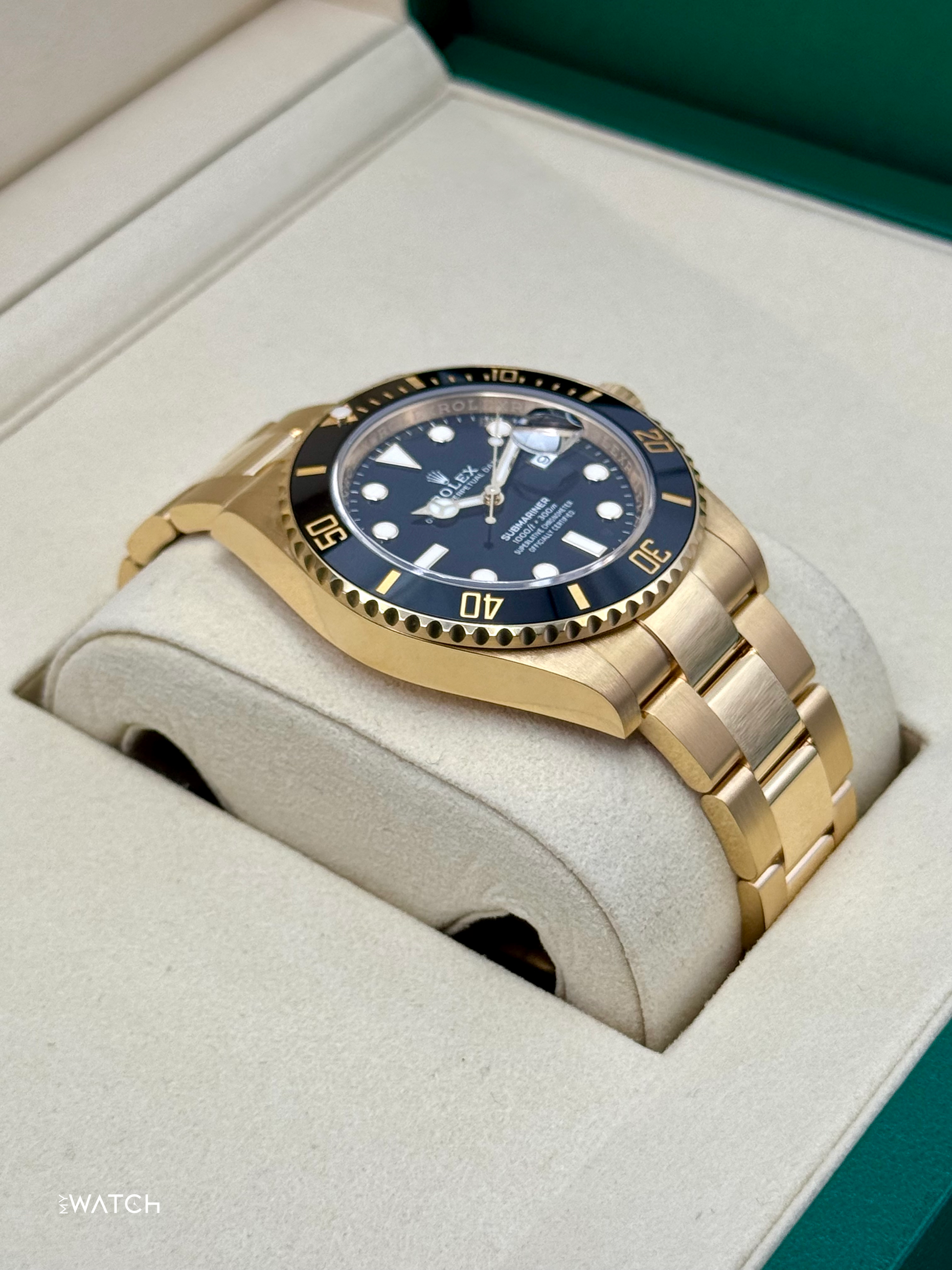 2025 Rolex Submariner 41mm 126618LN Yellow Gold Black Dial (STICKERED) - MyWatchLLC