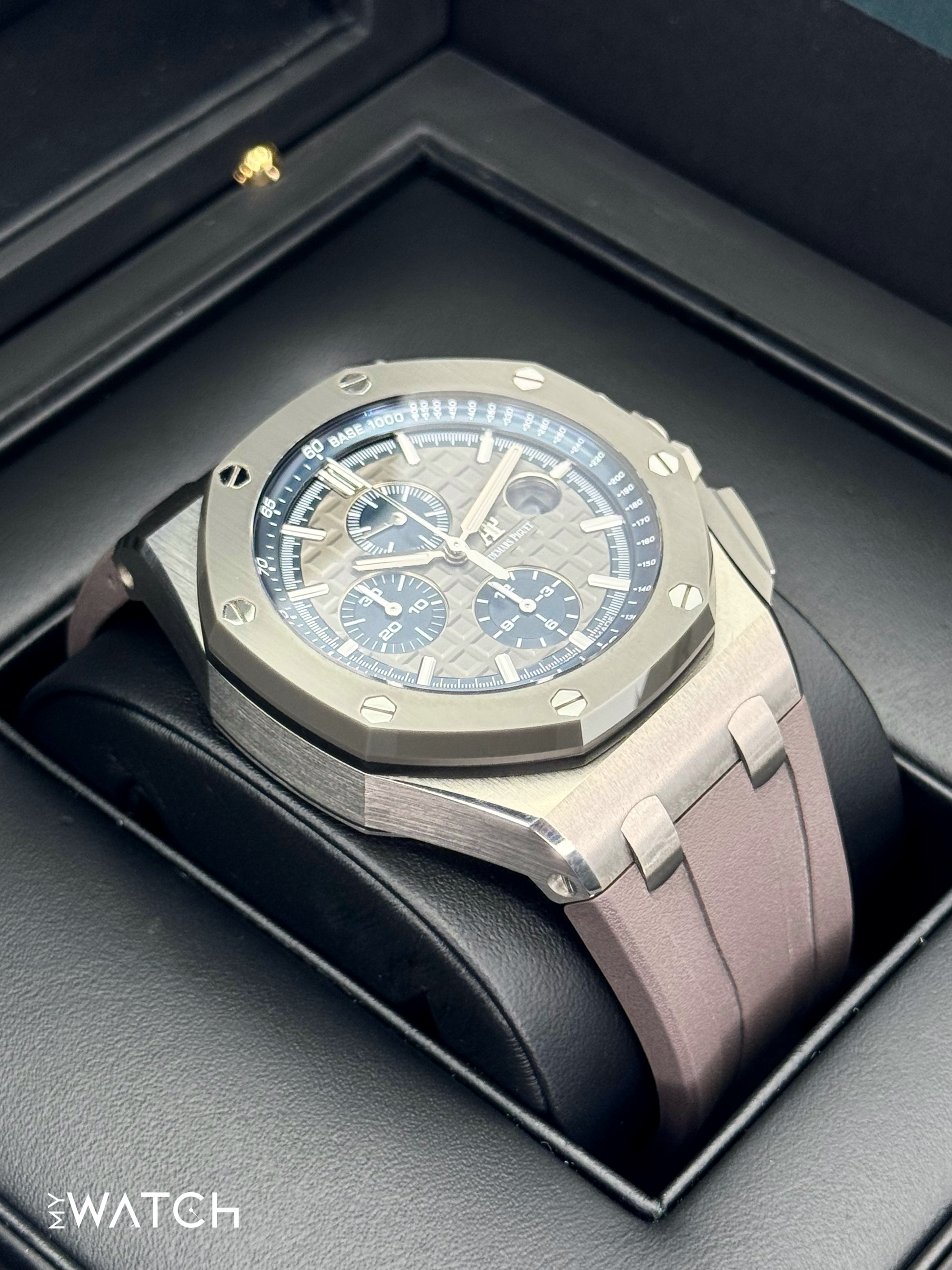 2021 Audemars Piguet Royal Oak Chronograph 44mm 26400IO Titanium - MyWatchLLC