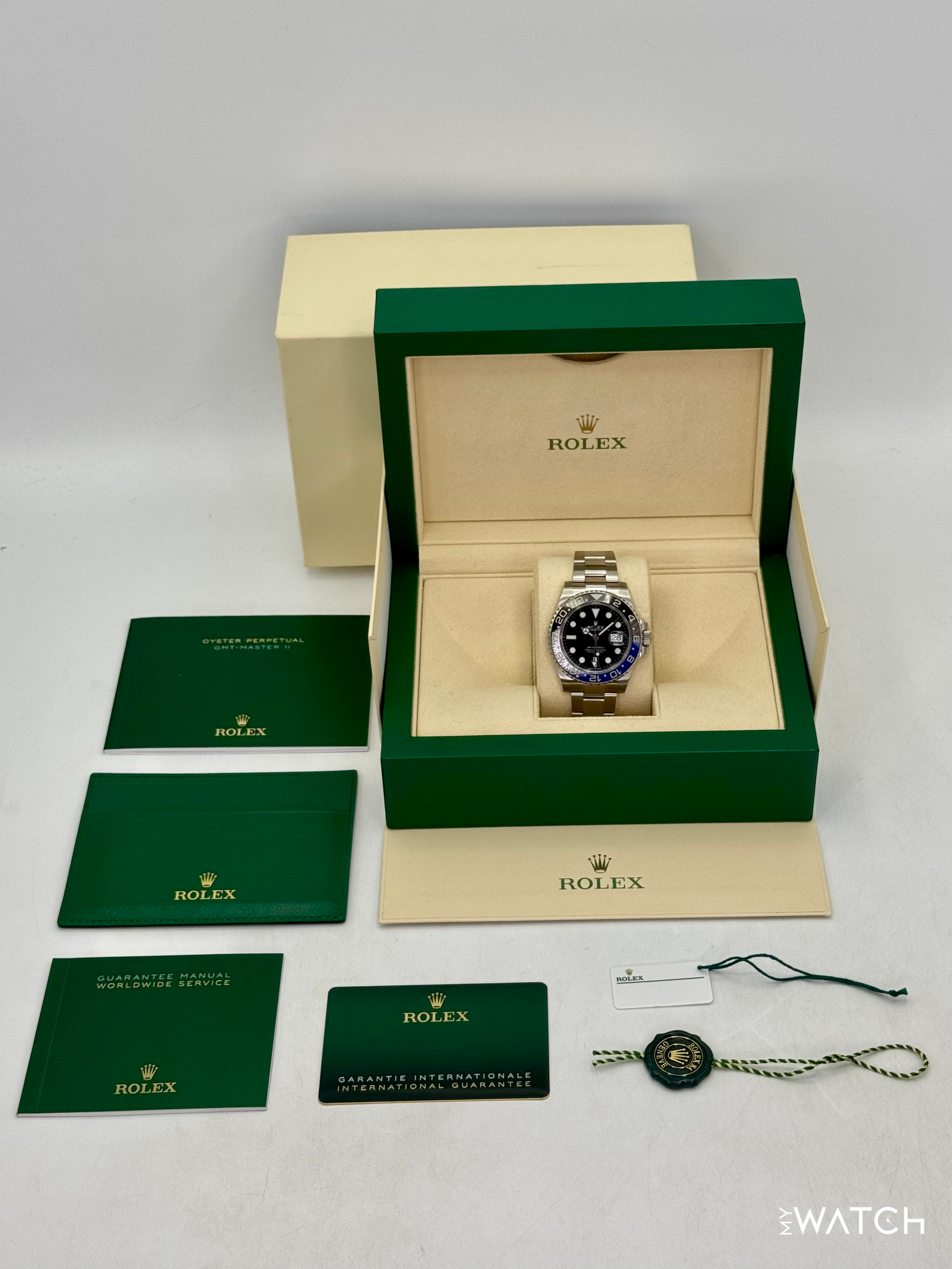 2024 Rolex GMT-Master II "Batman" 40mm 126710BLNR Oyster - MyWatchLLC