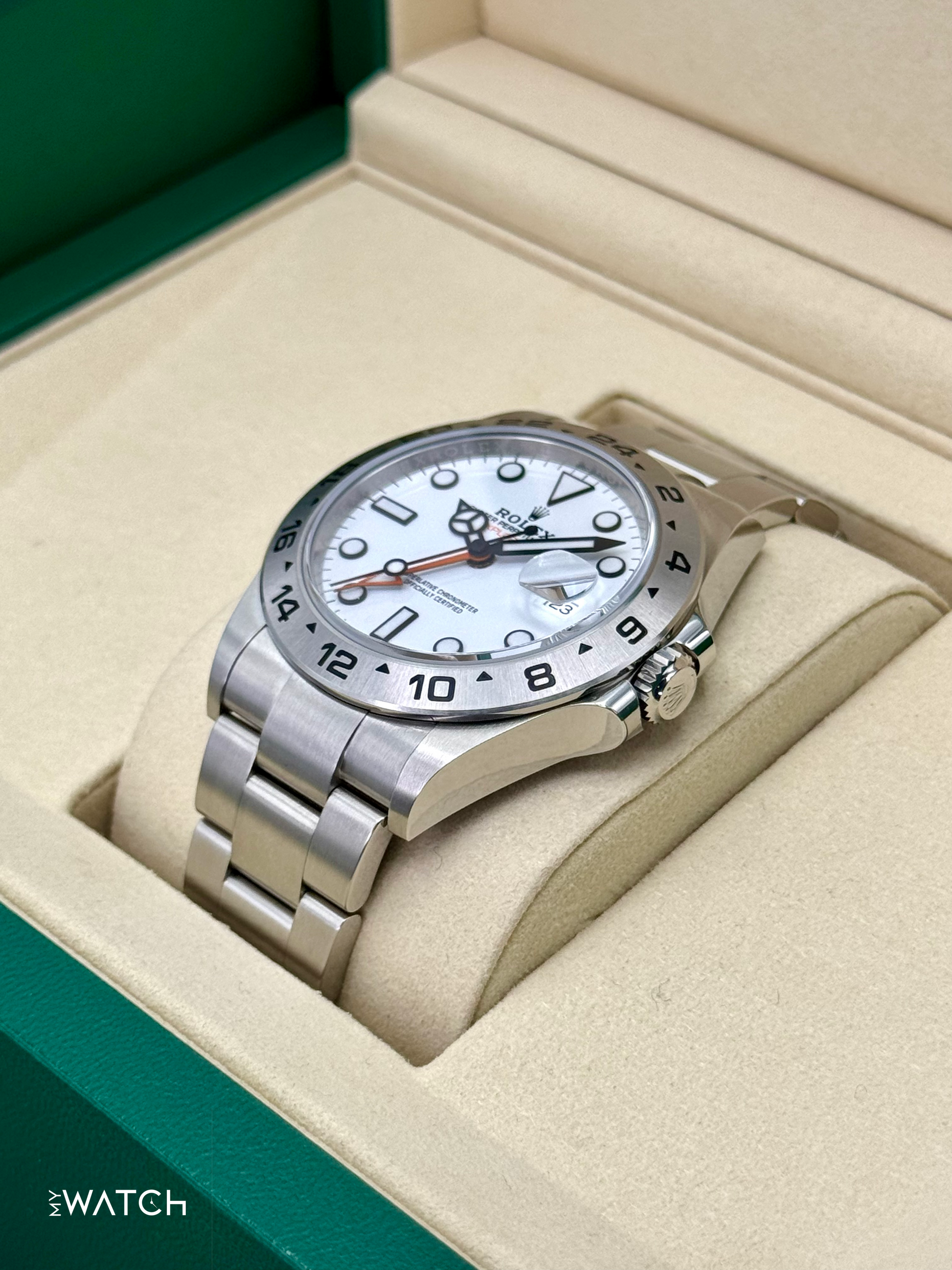 NEW 2025 Rolex Explorer II 42mm 226570 Polar White Dial - MyWatchLLC