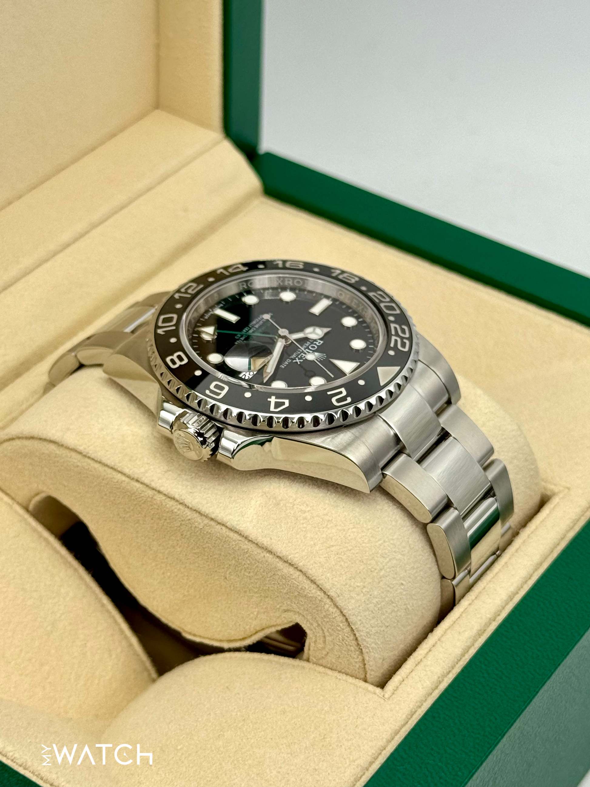 2018 Rolex GMT-Master II 40mm 116710LN Stainless Steel Black Dial - MyWatchLLC