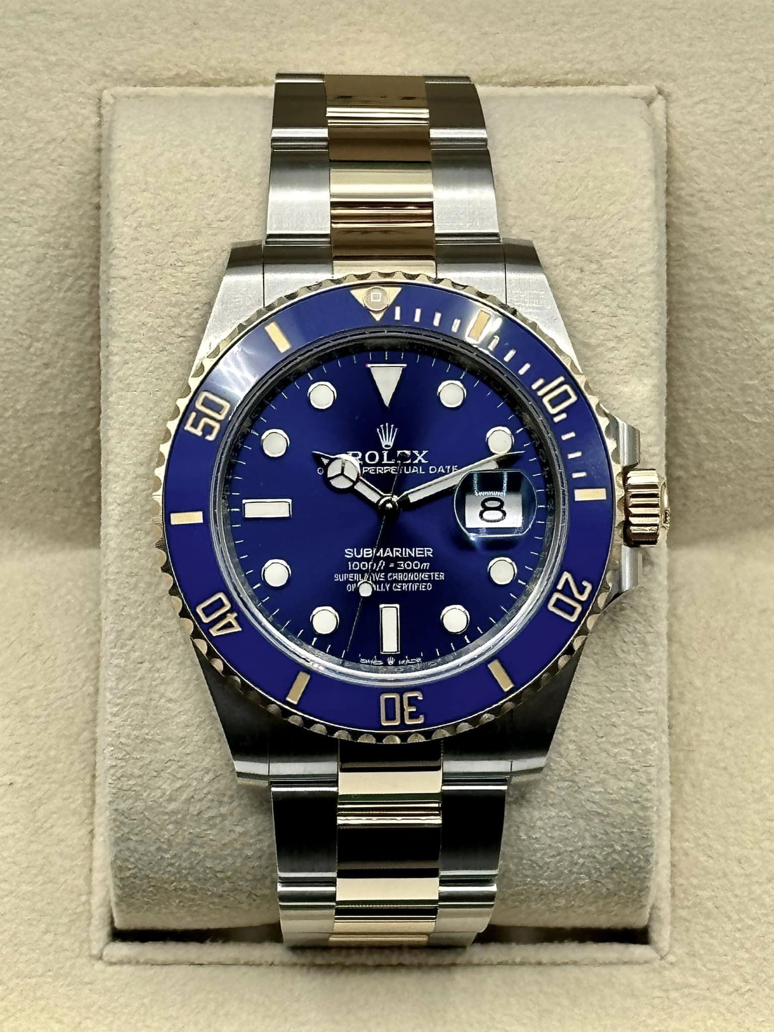 2023 Rolex Submariner "Bluesy" 41mm 126613LB TwoTone Blue Dial