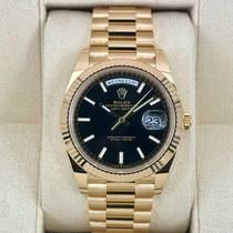 NEW 2025 Rolex Day-Date 40mm 228238 Yellow Gold Black Dial - MyWatchLLC