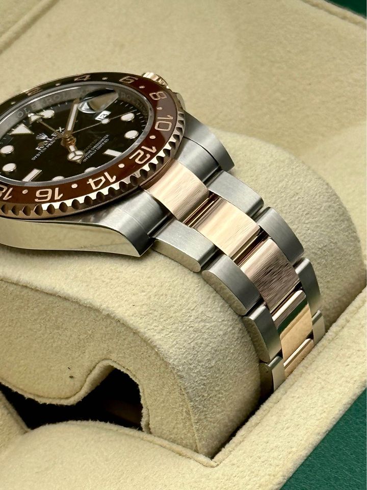 NEW 2023 Rolex GMT-Master II "Rootbeer" 126711CHNR Two-Tone RG/SS - MyWatchLLC