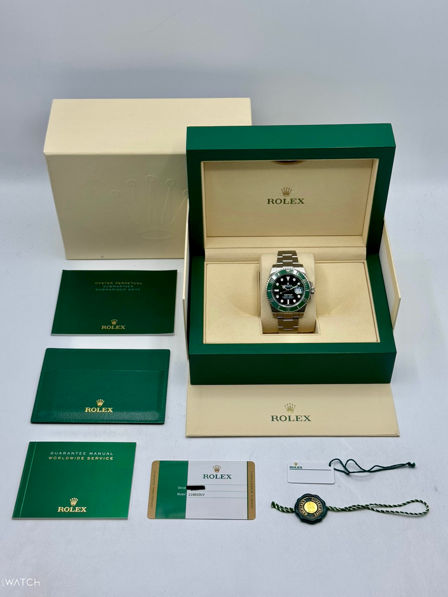 2019 Rolex Submariner “Hulk” 40mm 116610LV Green Dial