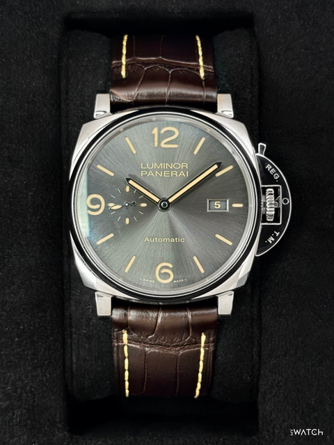 2018 Panerai Luminor Due 45mm PAM00943 Stainless Steel Grey Dial