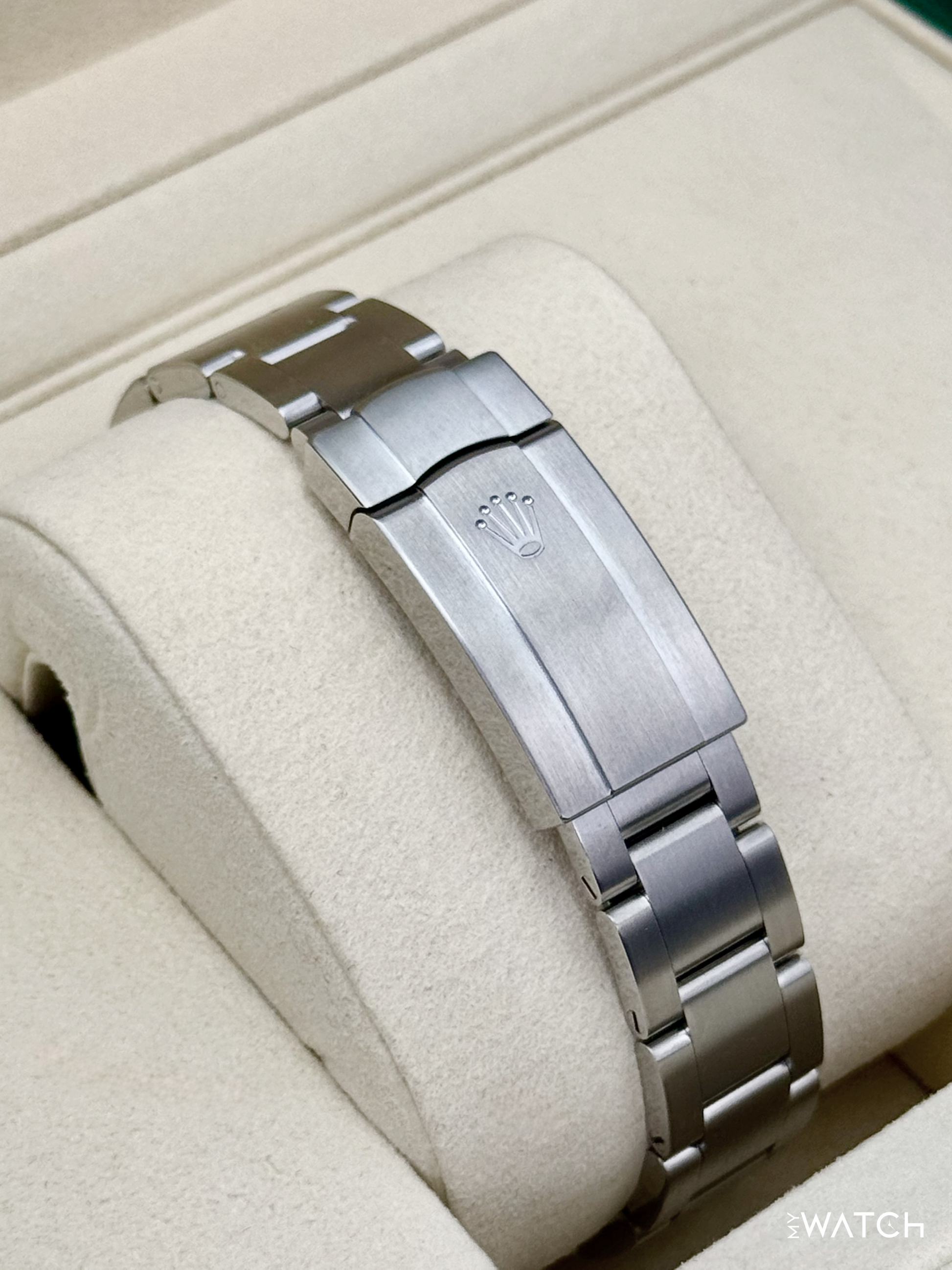 NEW 2025 Rolex Oyster Perpetual 34mm 124200 Stainless Steel Candy Pink Dial - MyWatchLLC