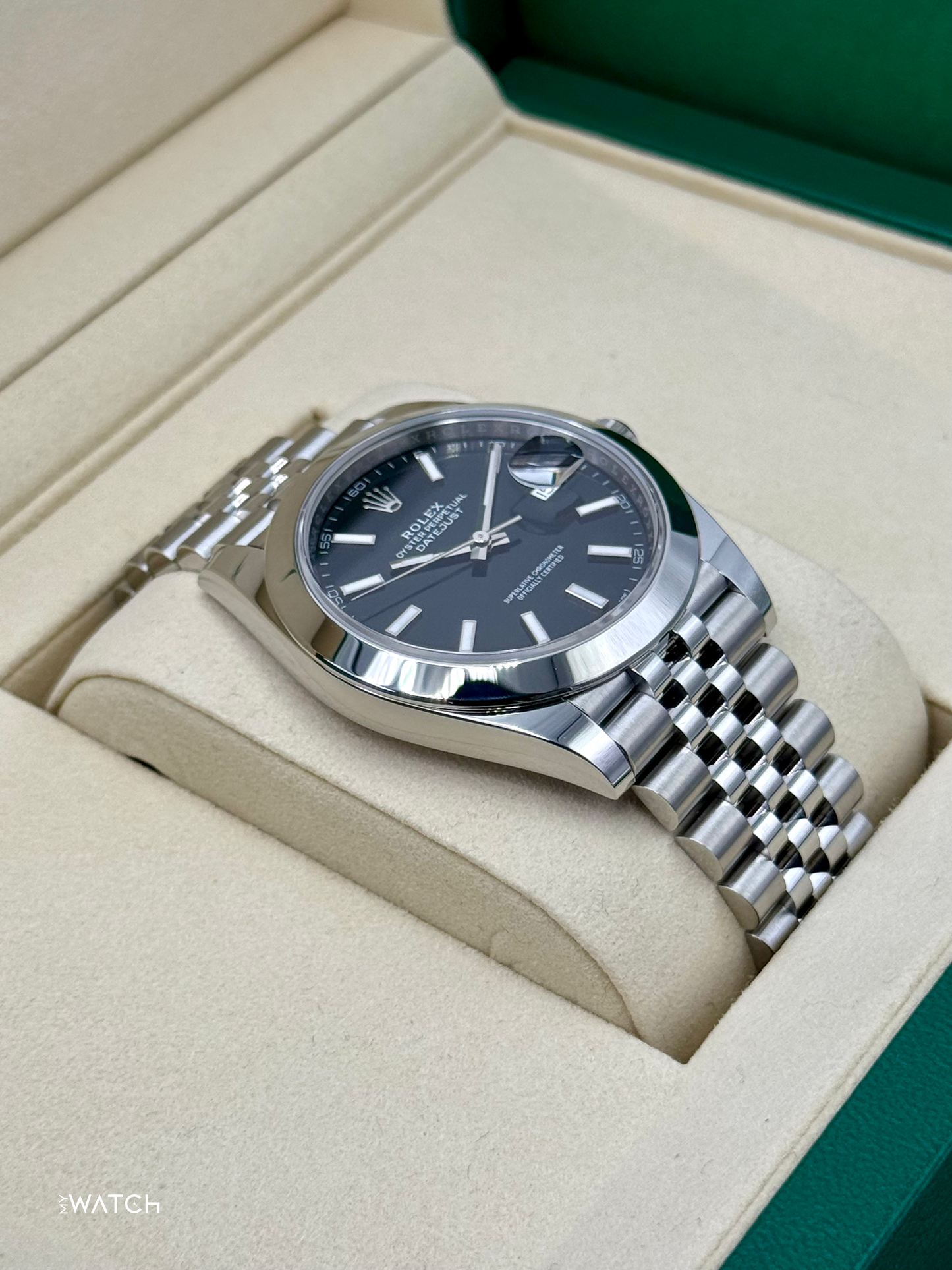 NEW 2025 Rolex Datejust 41mm 126300 Stainless Steel Jubilee Black Dial