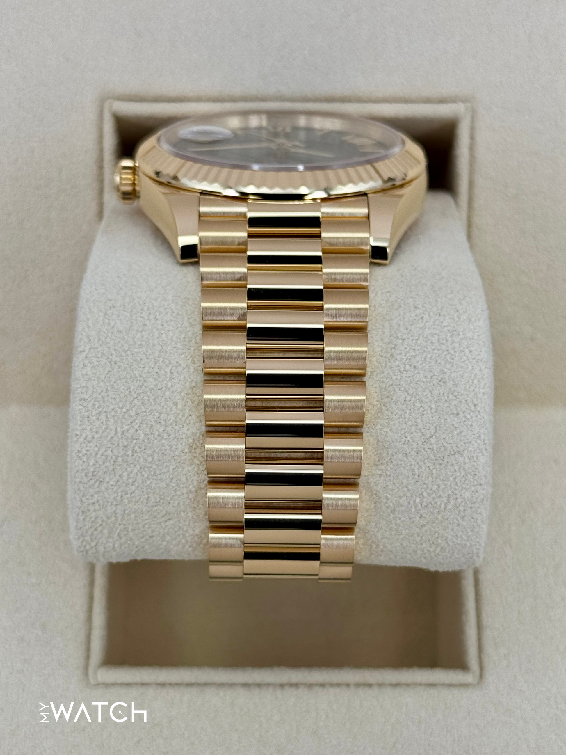 NEW 2025 Rolex Day-Date 40mm 228238 Presidential Green Ombre Dial - MyWatchLLC