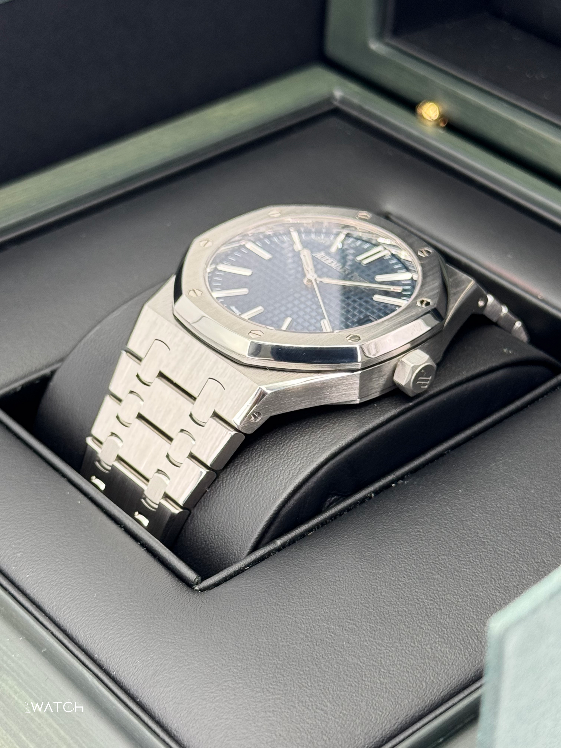 2023 Audemars Piguet Royal Oak 41mm 15510ST Stainless Steel Blue Dial - MyWatchLLC
