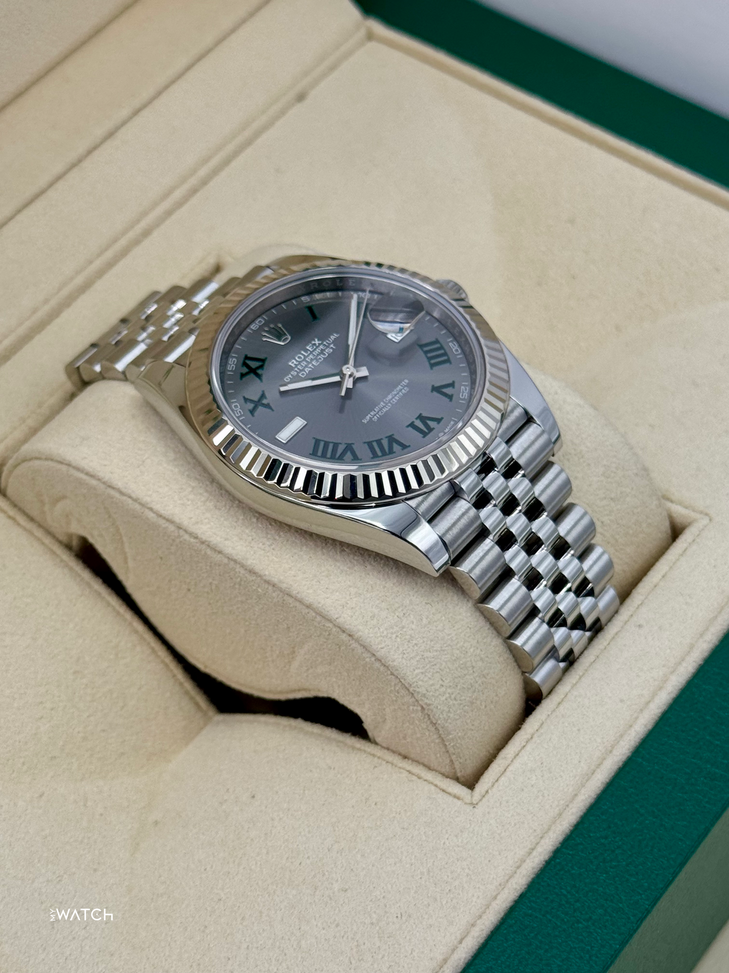 2024 Rolex Datejust 41mm 126334 Jubilee Wimbledon Dial
