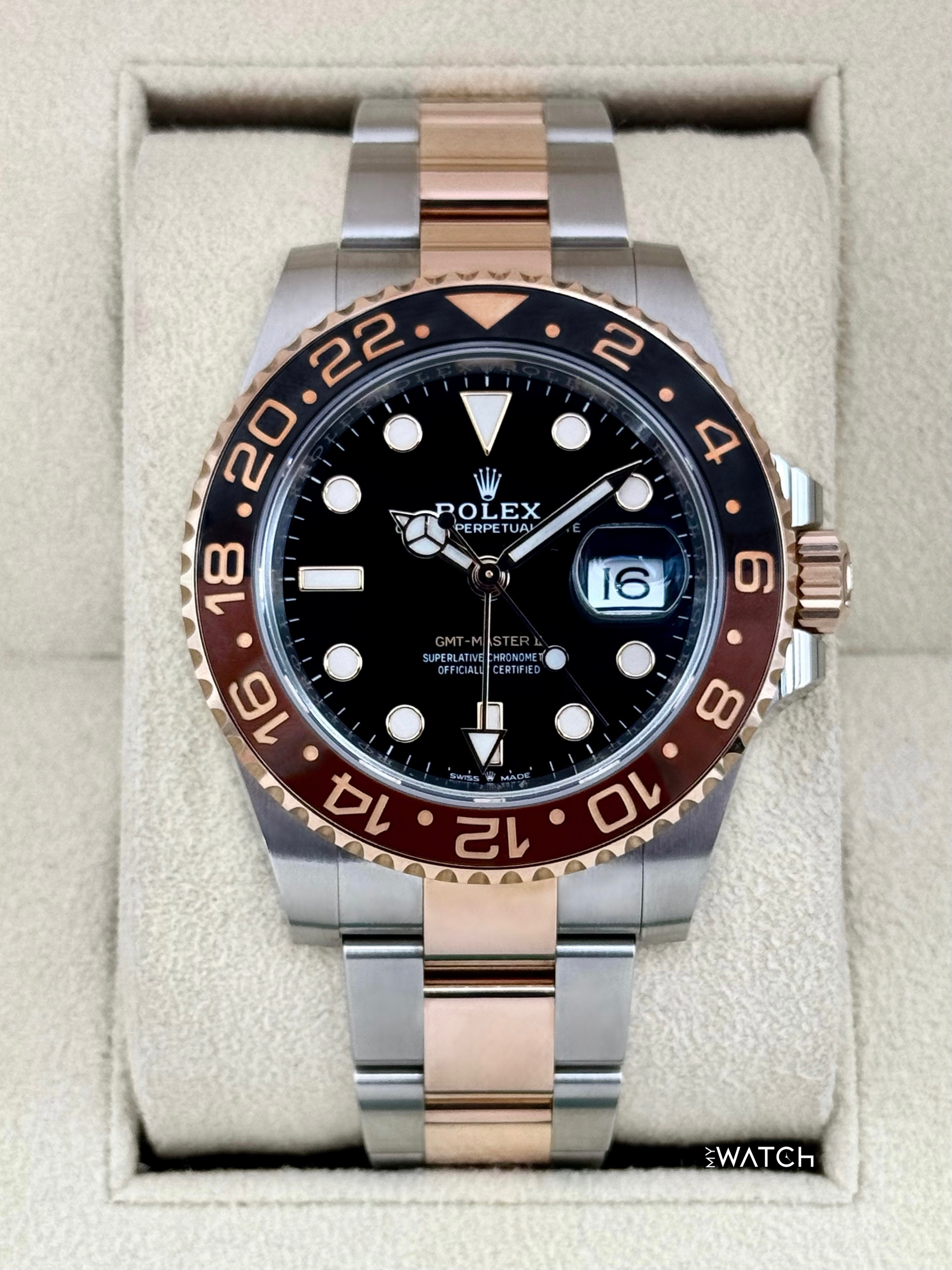 2020 Rolex GMT-Master II "Rootbeer" 40mm 126711CHNR Two-Tone - MyWatchLLC
