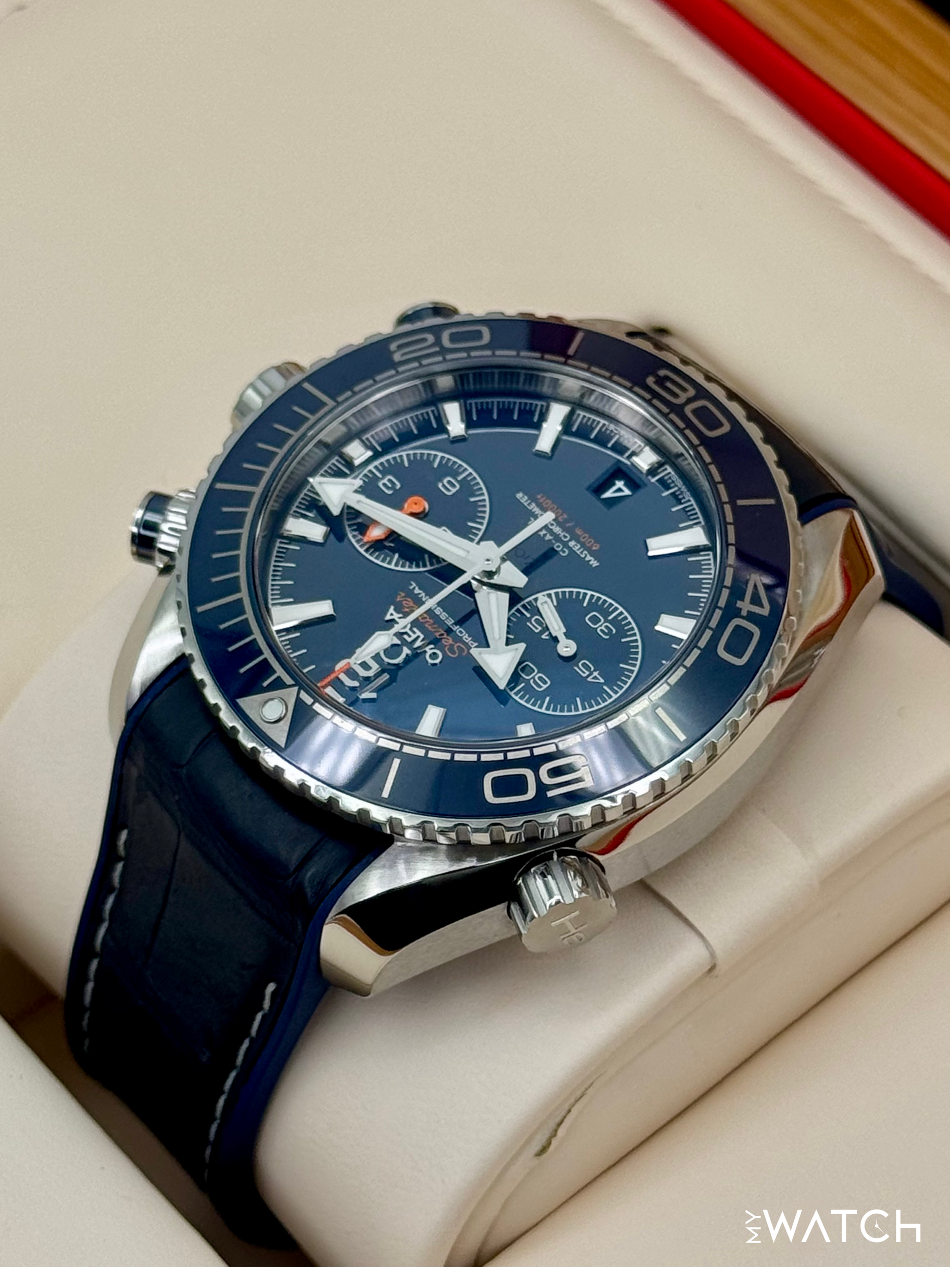 Omega Seamaster Planet Ocean 45.5mm 215.33.46.51.03.001 Blue Dial - MyWatchLLC