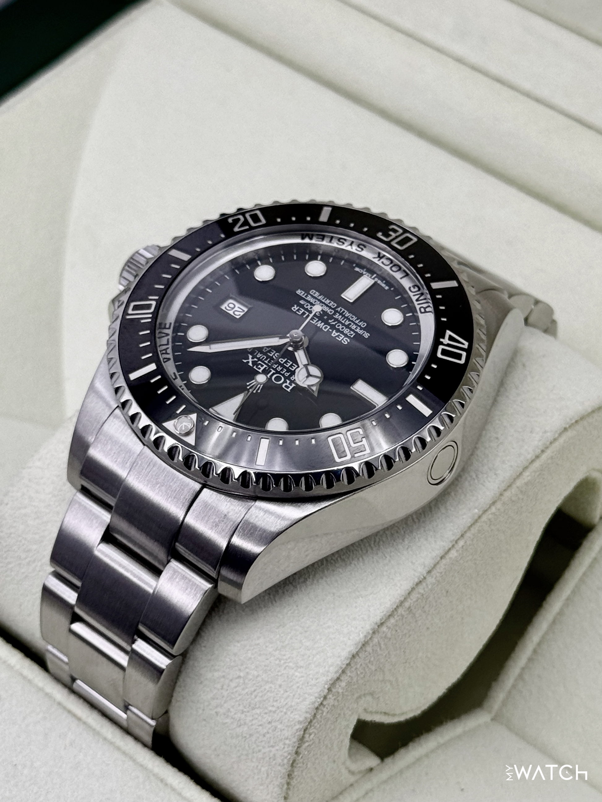 2015 Rolex Deepsea 44mm 116660 Stainless Steel Black Dial - MyWatchLLC