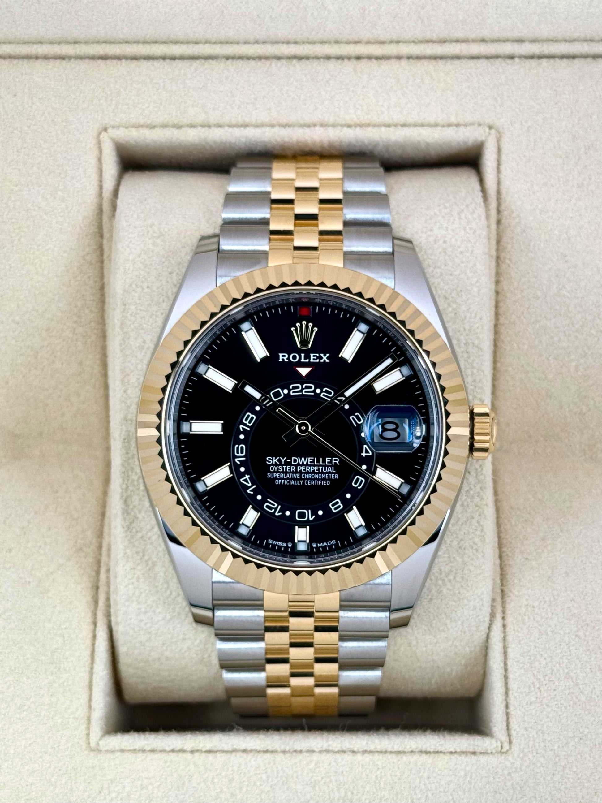 NEW 2025 Rolex Sky-Dweller 42mm 336933 Jubilee Black Dial - MyWatchLLC