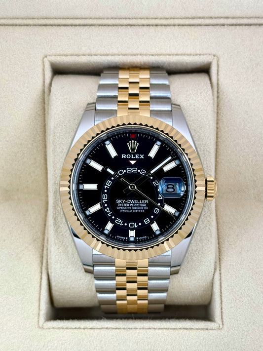 NEW 2025 Rolex Sky-Dweller 42mm 336933 Jubilee Black Dial - MyWatchLLC