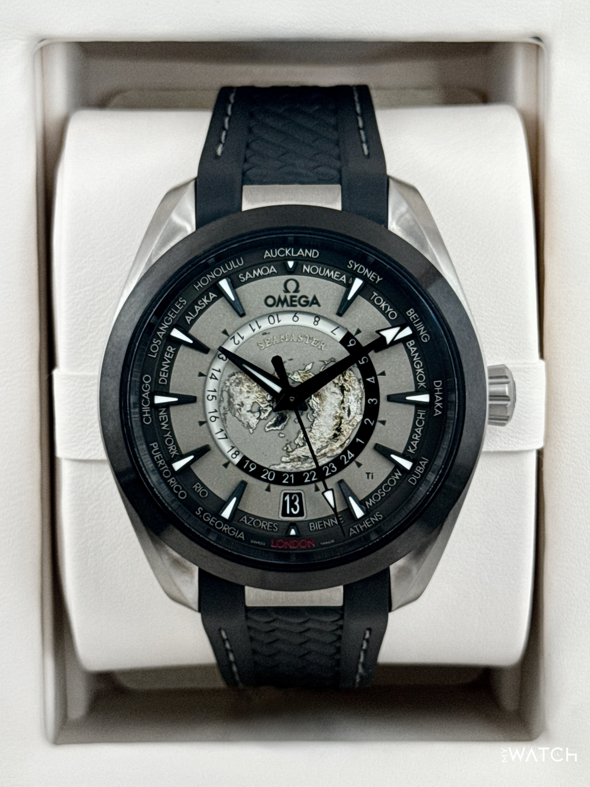Omega Seamaster Aqua Terra 43mm 220.92.43.22.99.001 Titanium Grey Dial - MyWatchLLC