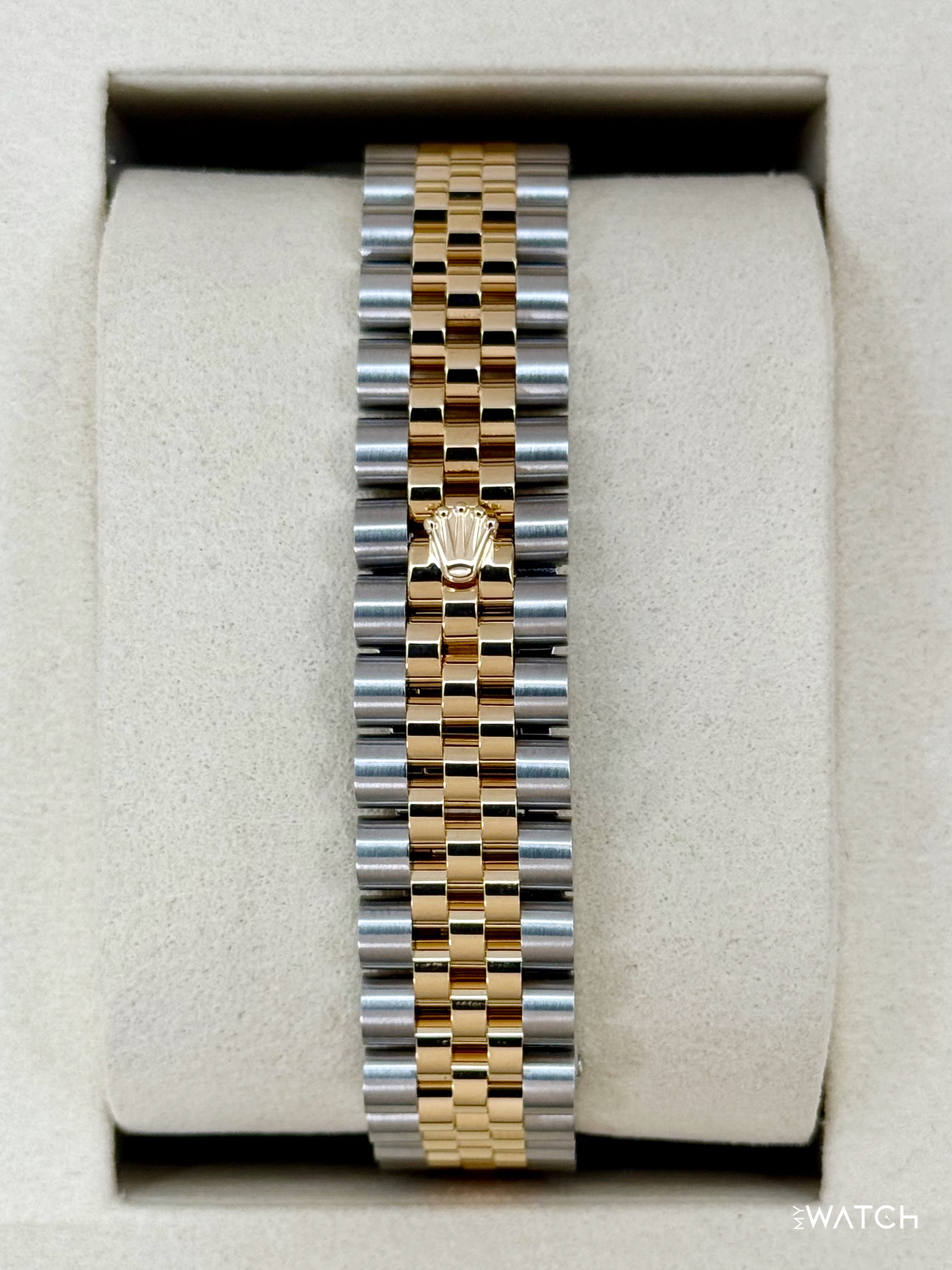 NEW 2026 Rolex Ladies Datejust 31mm 278273 Two-Tone Jubilee Green Dial - MyWatchLLC