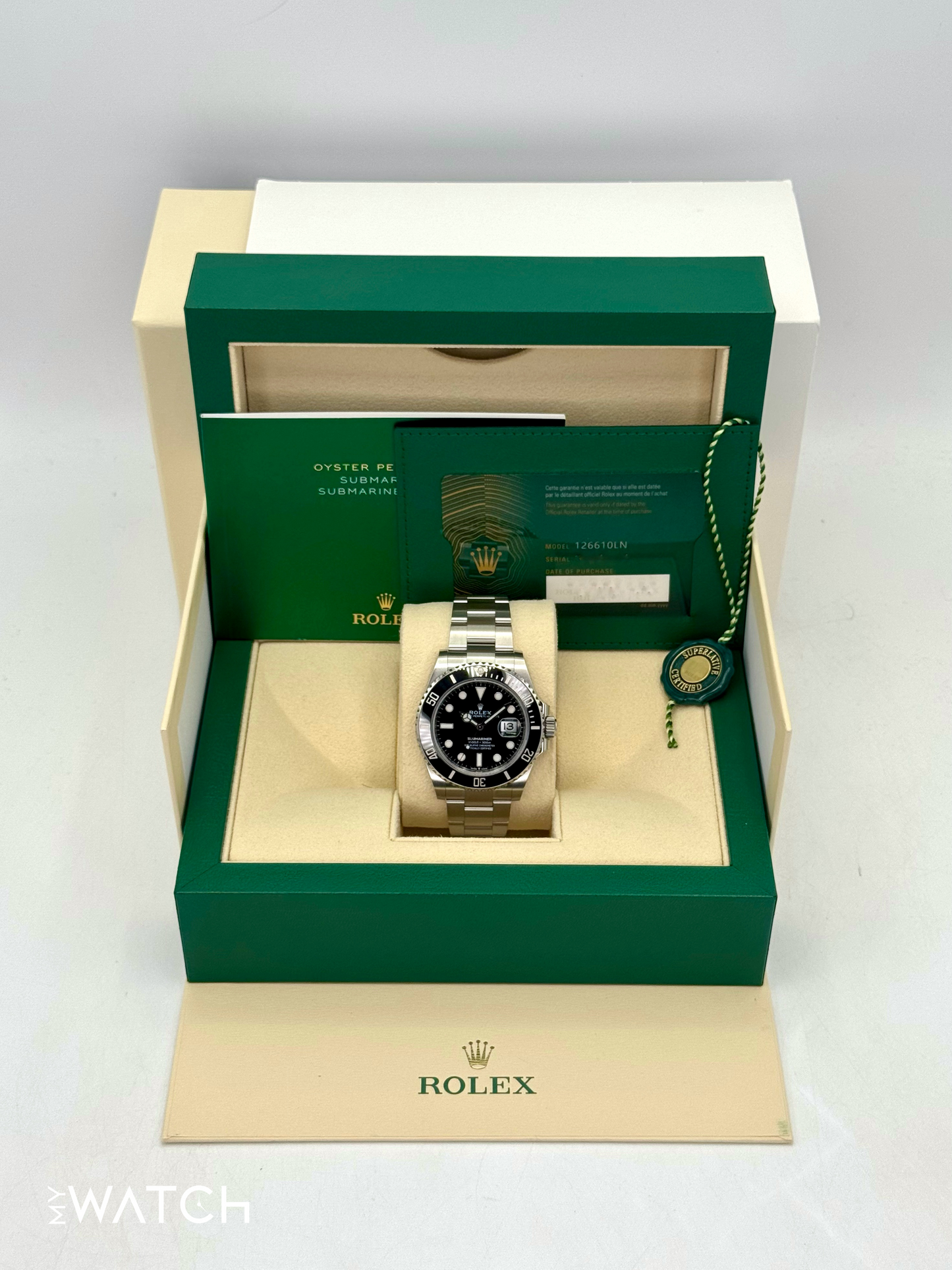 2023 Rolex Submariner 41mm 126610LN Stainless Steel Black Dial